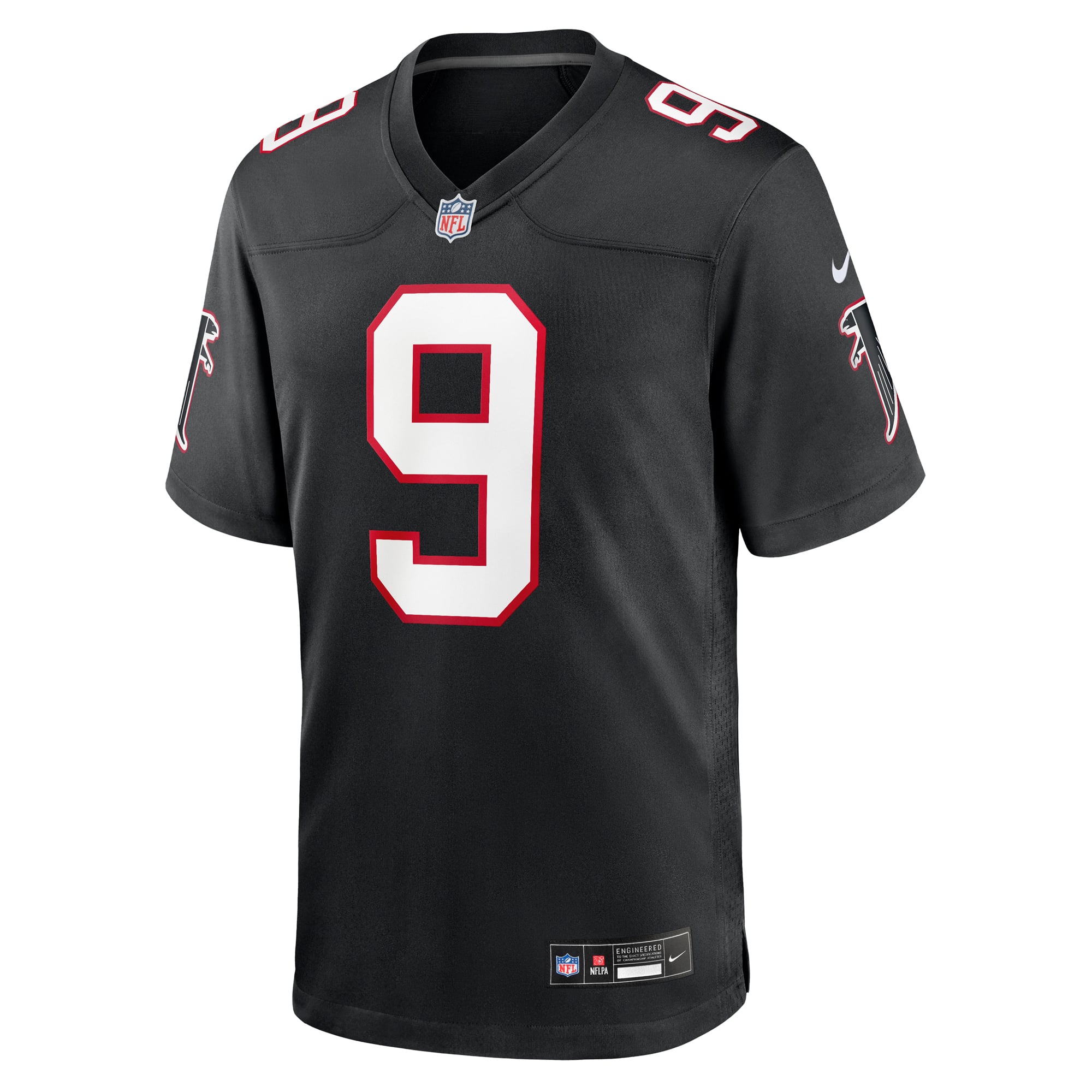 Michael Penix Jr. Atlanta Falcons Alternate Game Jersey - Black - Image 3