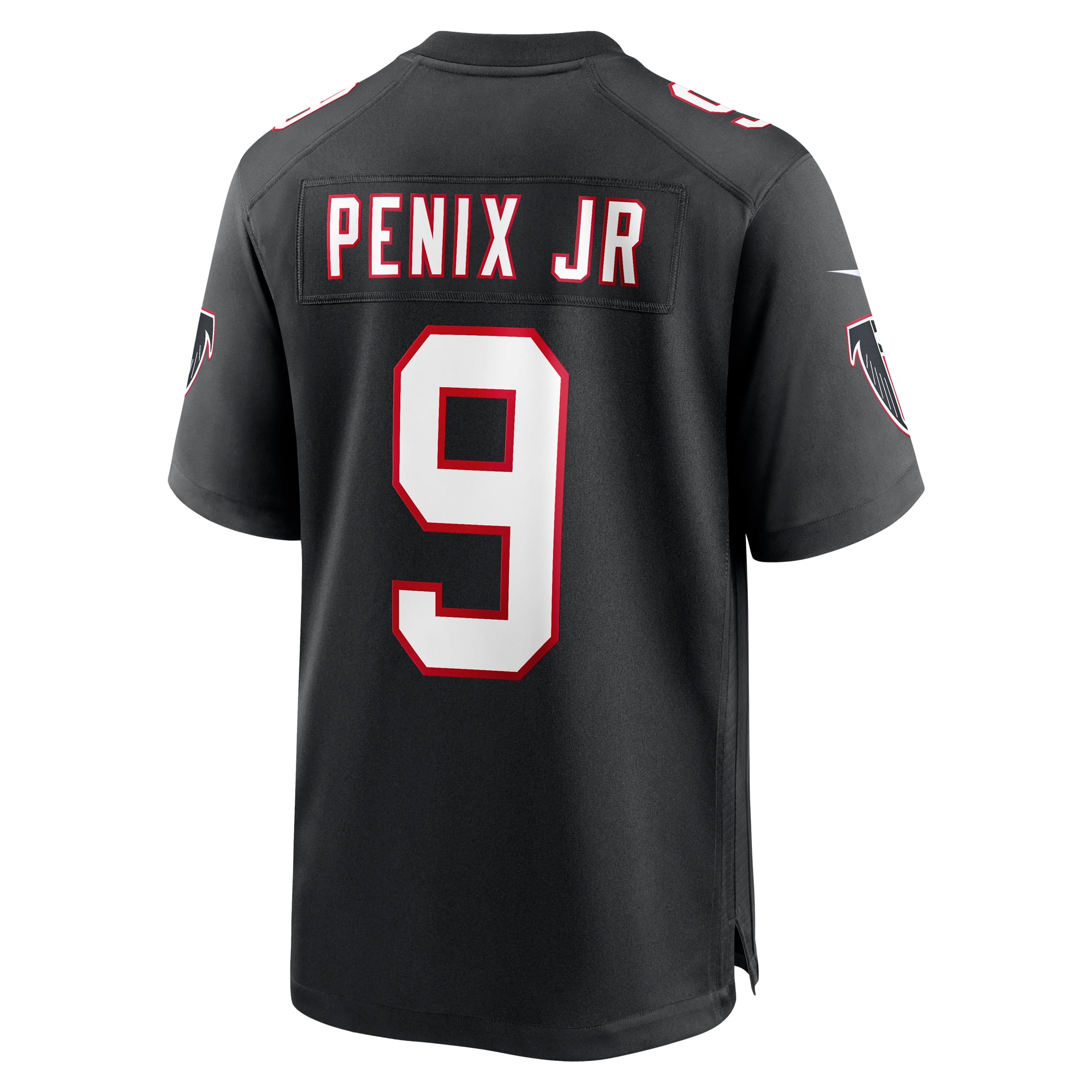 Michael Penix Jr. Atlanta Falcons Alternate Game Jersey - Black - Image 4