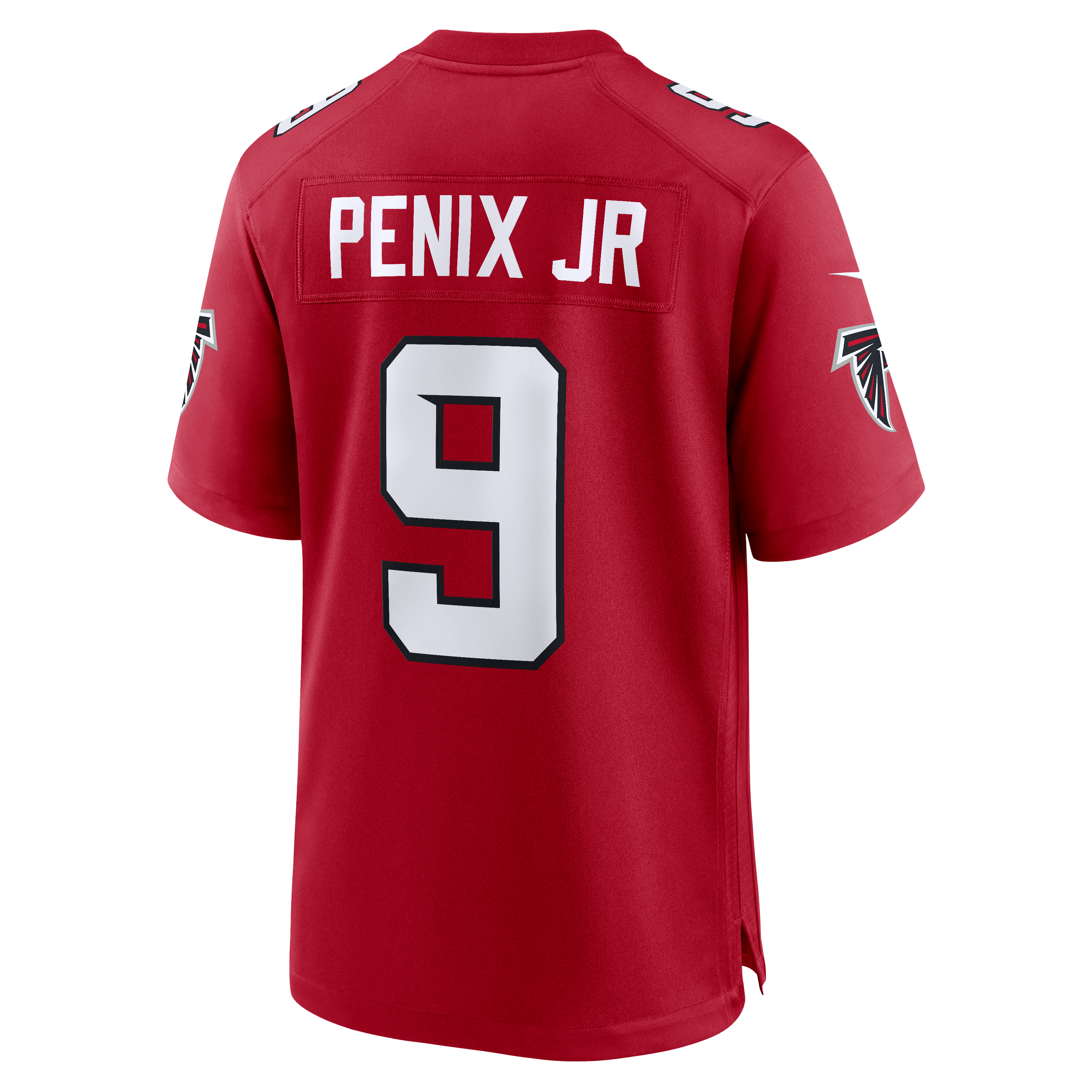 Michael Penix Jr. Atlanta Falcons Alternate Game Jersey - Red - Image 9