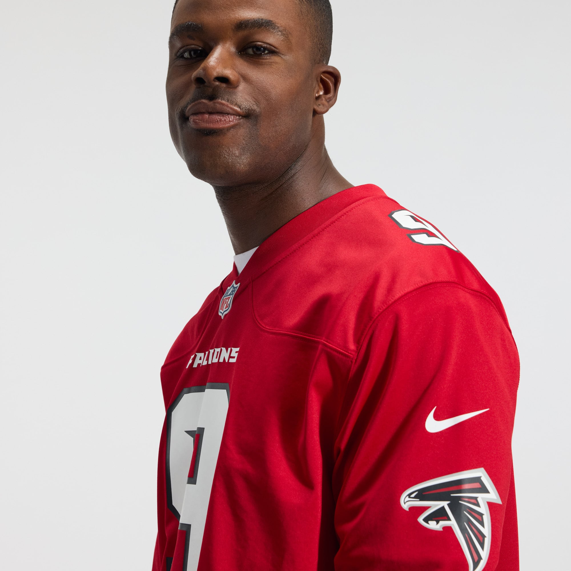 Michael Penix Jr. Atlanta Falcons Game Jersey - Red - Image 11