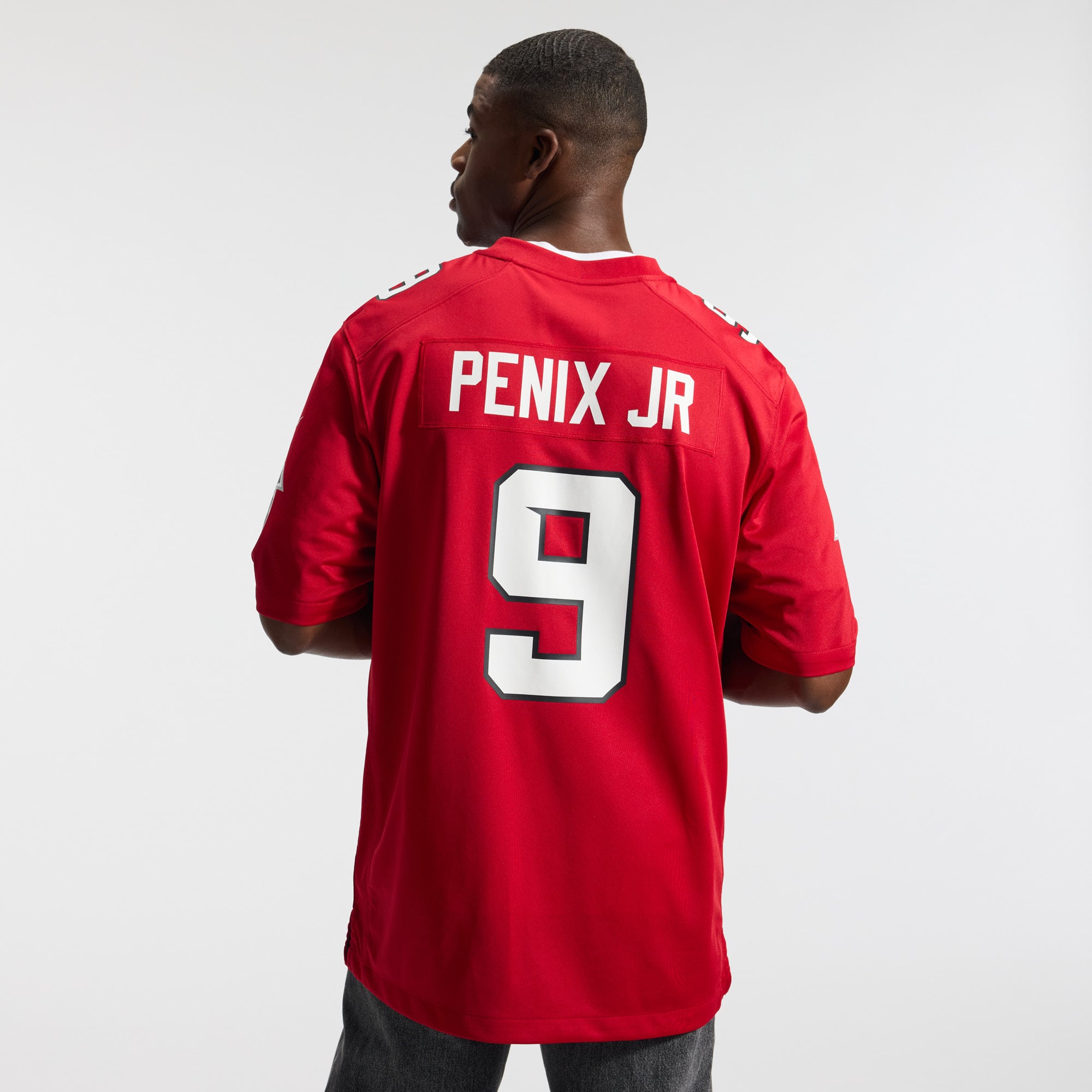 Michael Penix Jr. Atlanta Falcons Game Jersey - Red - Image 5