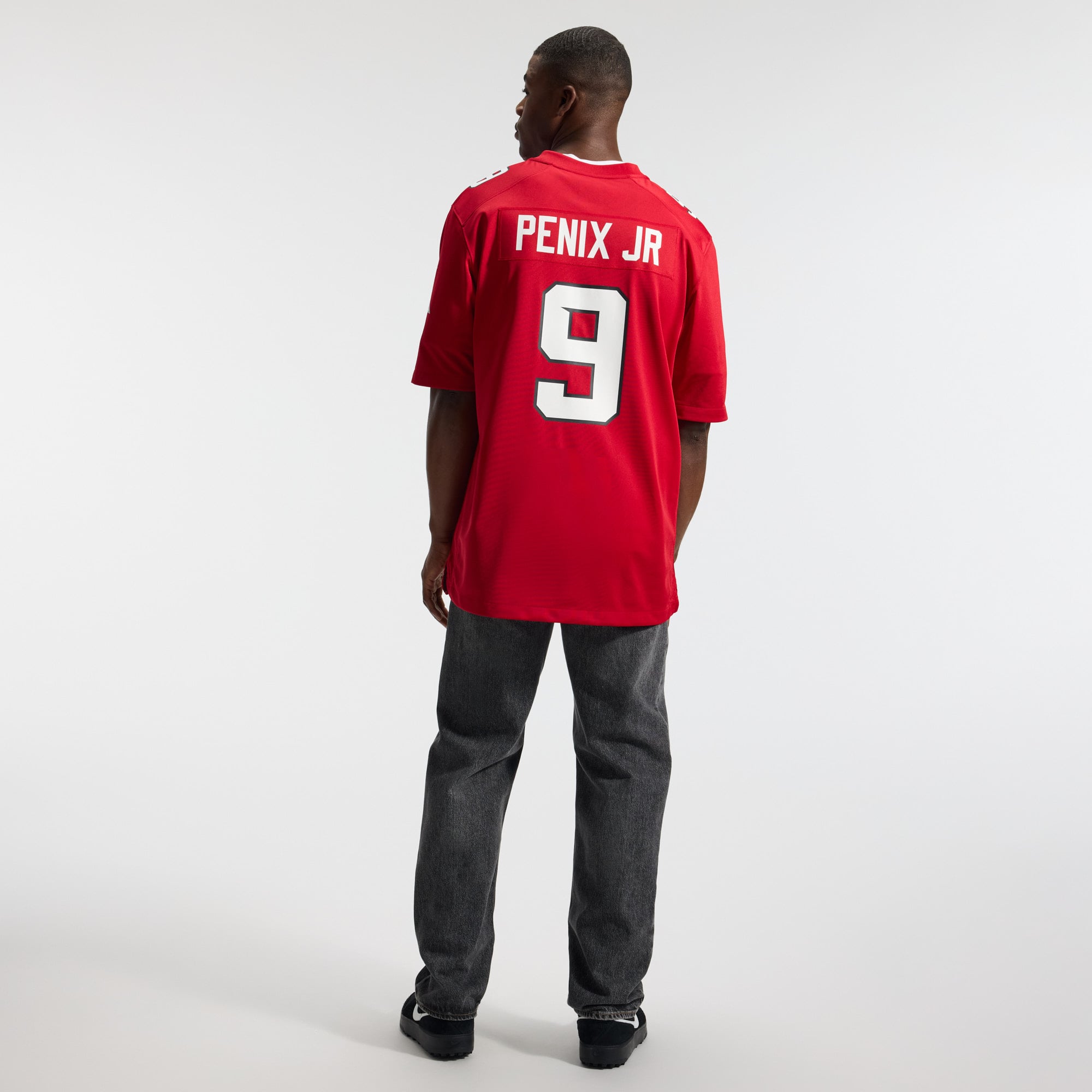 Michael Penix Jr. Atlanta Falcons Game Jersey - Red - Image 7