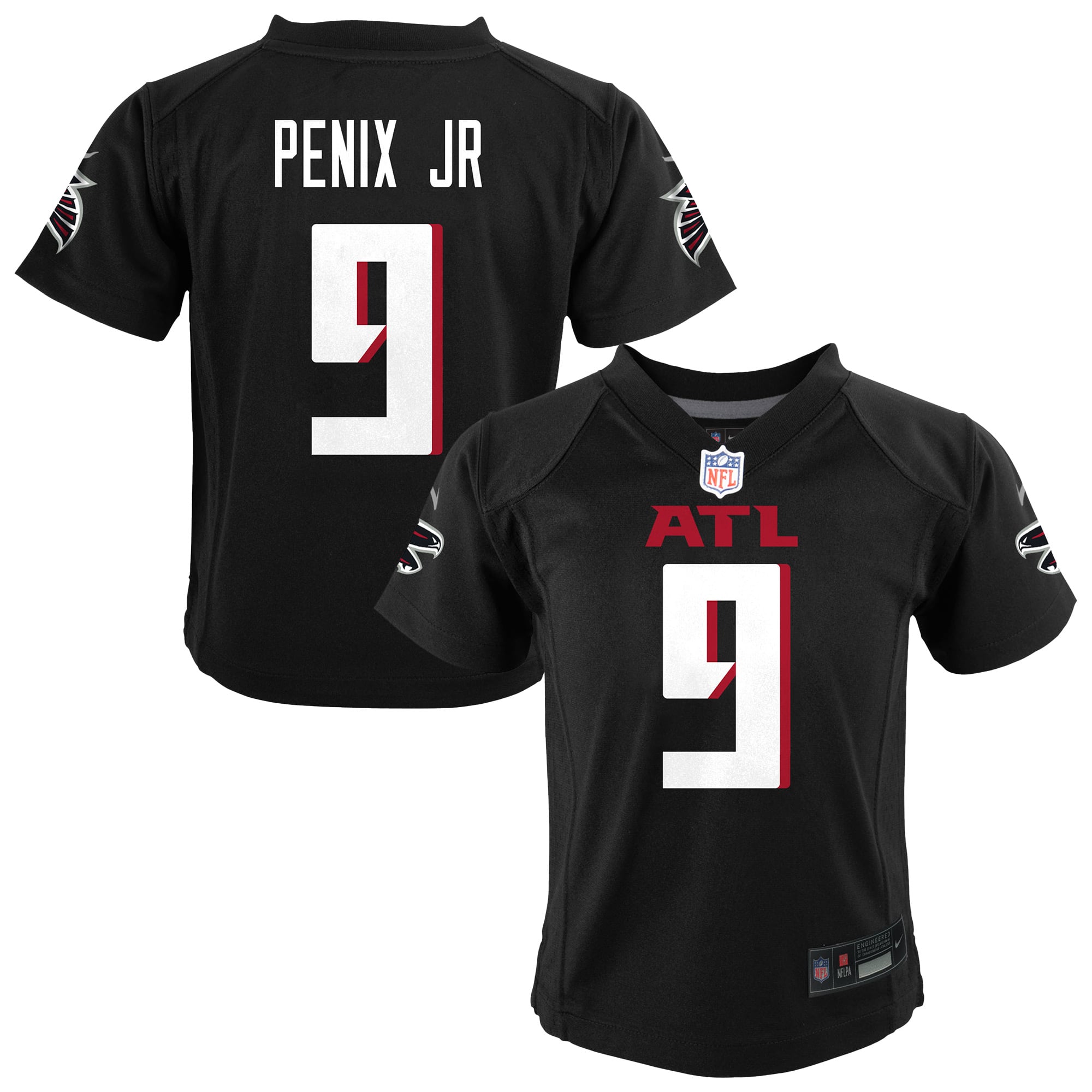 Michael Penix Jr. Atlanta Falcons Toddler Game Jersey - Black - Image 2