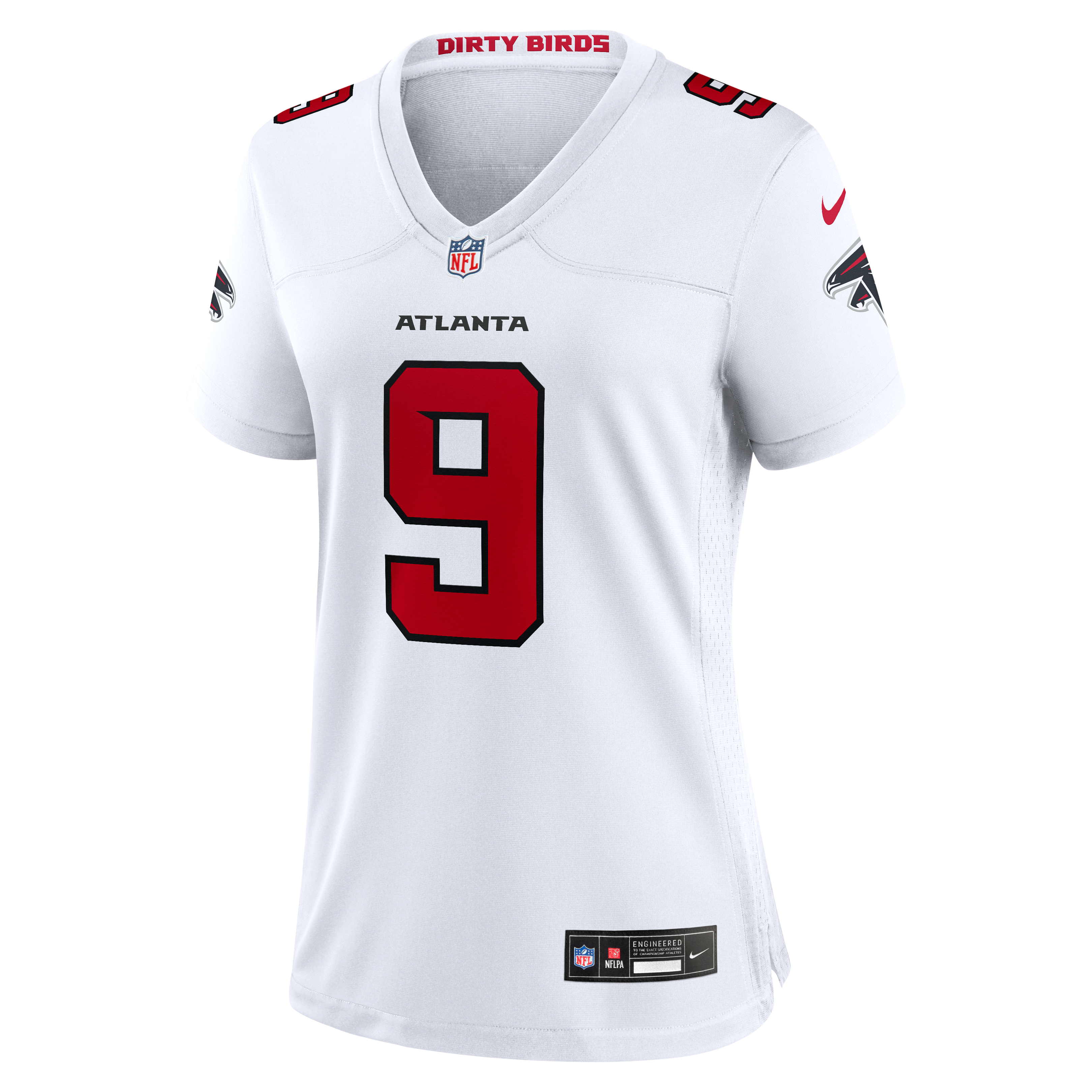 Michael Penix Jr. Atlanta Falcons Women's Game Jersey - White - Image 3