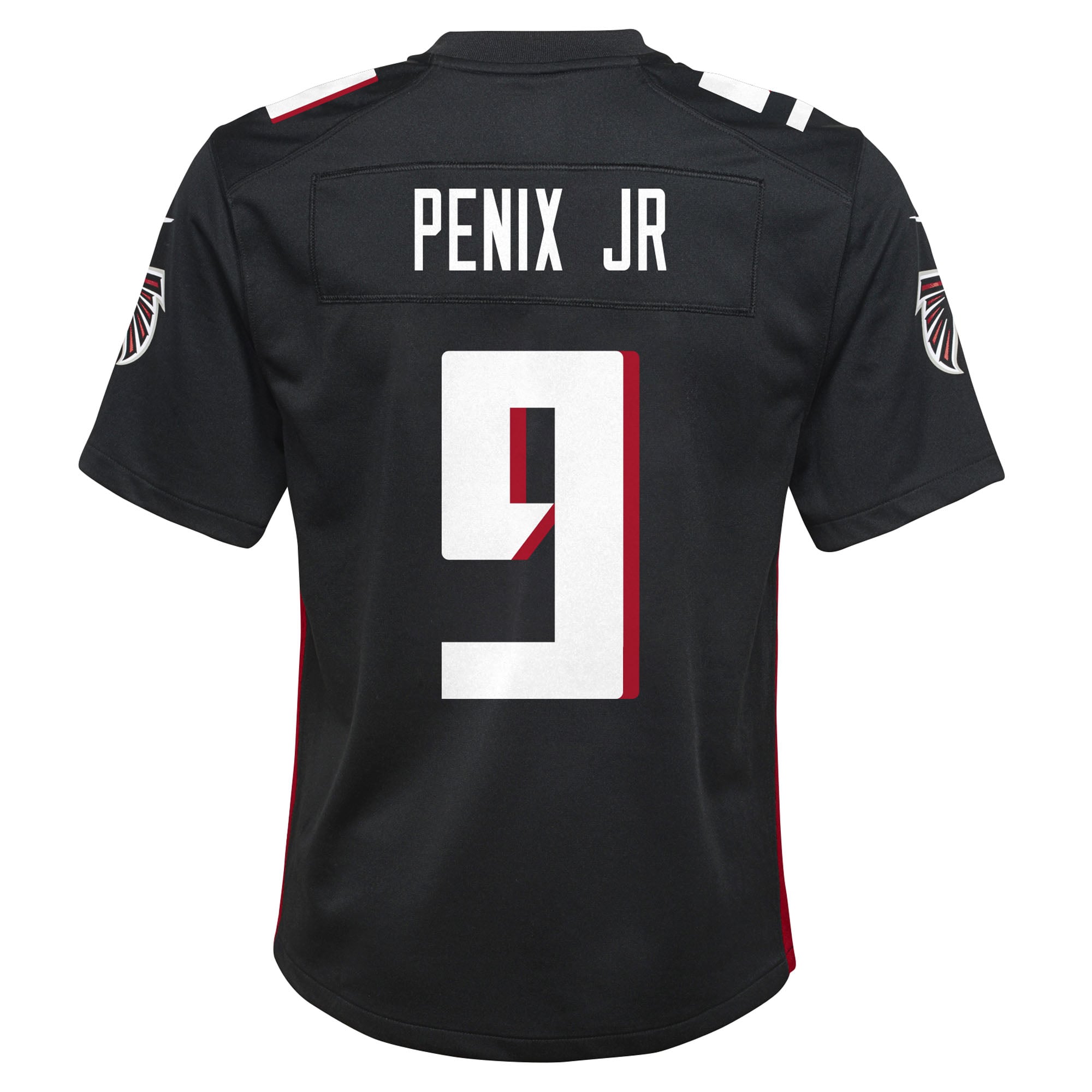 Michael Penix Jr. Atlanta Falcons Youth Team Game Jersey - Black - Image 4