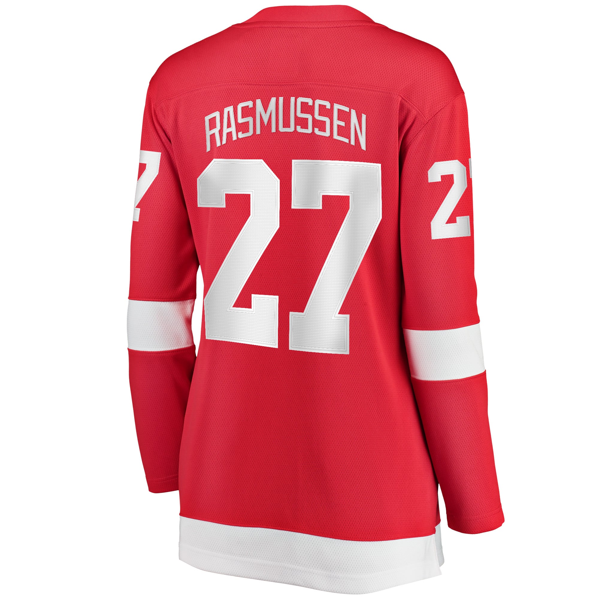 Michael Rasmussen Detroit Red Wings Women's Home Breakaway Player Jersey - Red - Image 4