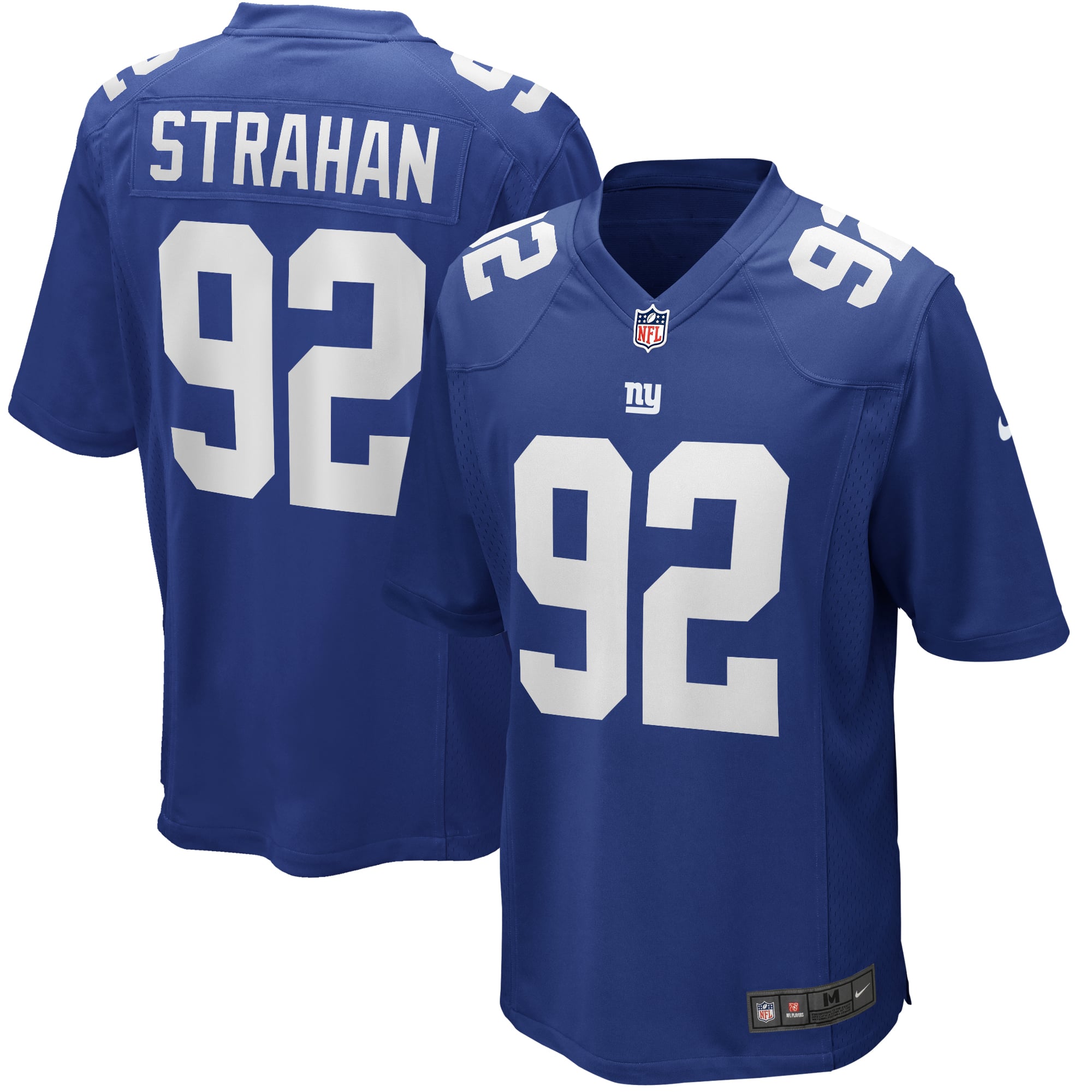 Michael Strahan New York Giants Game Retired Player Jersey - Royal - Image 2