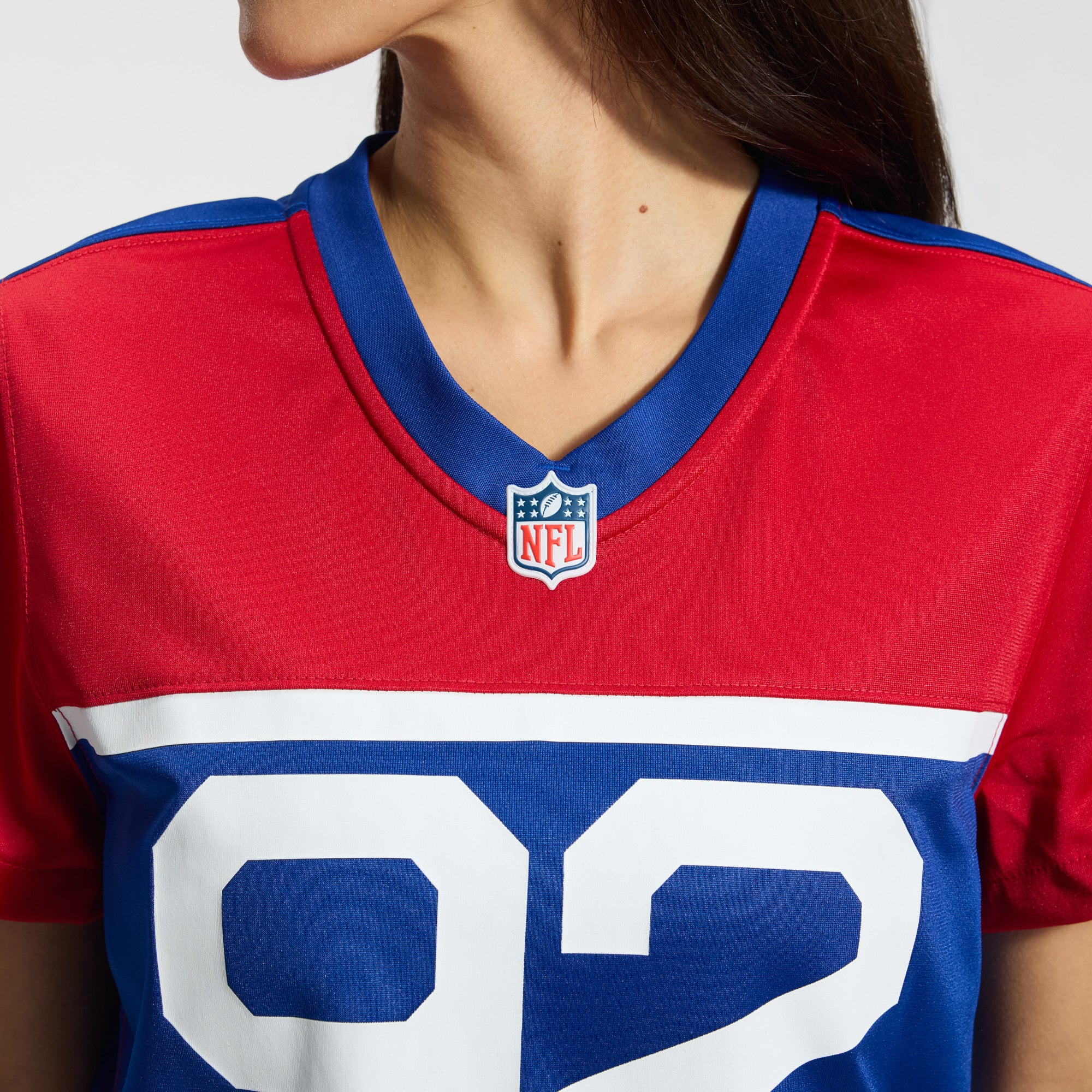Michael Strahan New York Giants Women's Alternate Retired Player Game Jersey - Century Red - Image 9