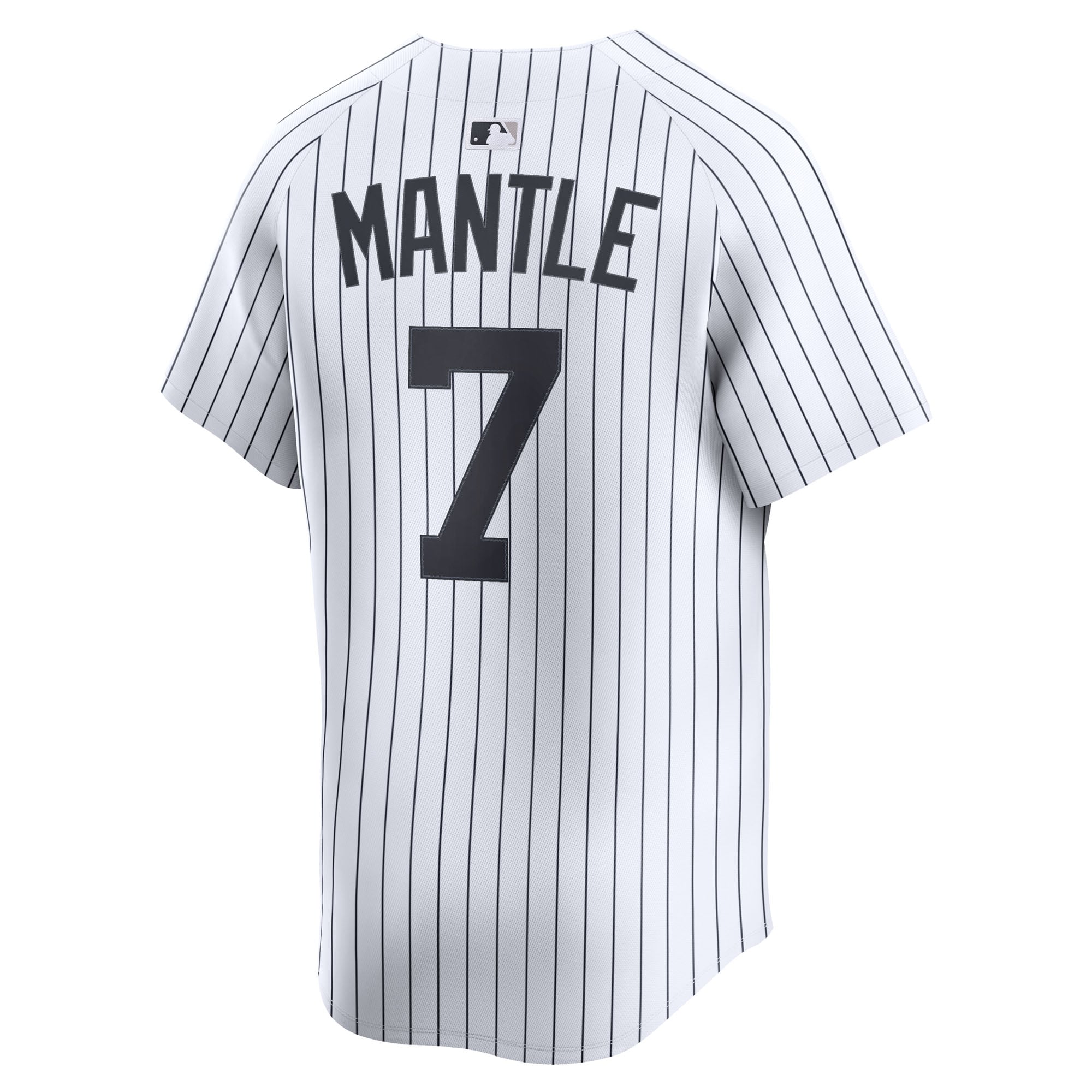 Mickey Mantle New York Yankees Home Limited Player Jersey - White - Image 4