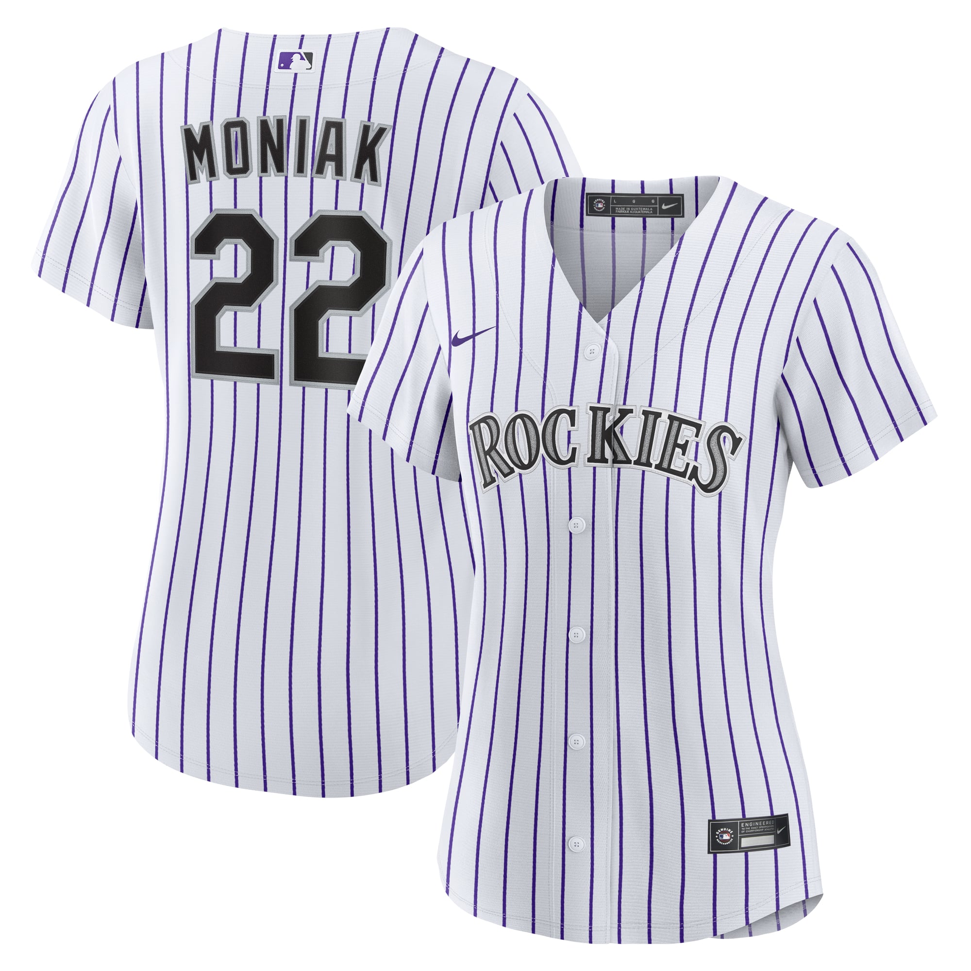 Mickey Moniak Colorado Rockies Women's Home Jersey - White