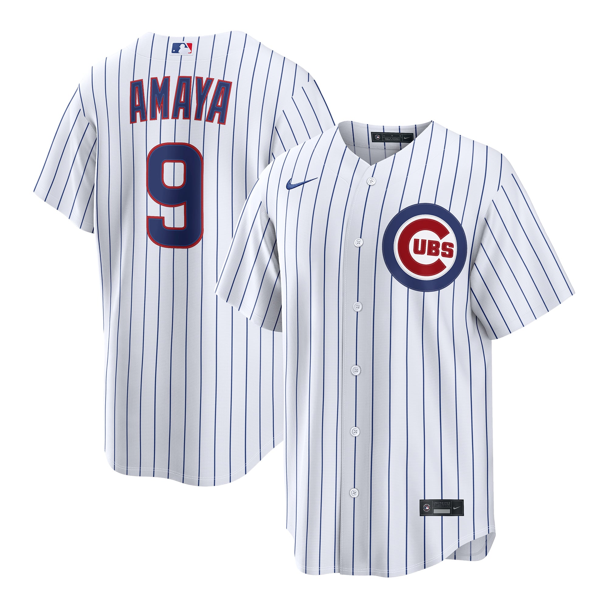 Miguel Amaya Chicago Cubs Home Jersey - White - Image 2