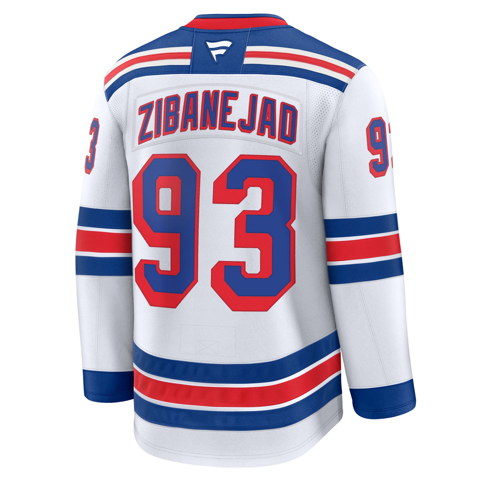 Mika Zibanejad New York Rangers Away Premium Jersey - White - Image 4