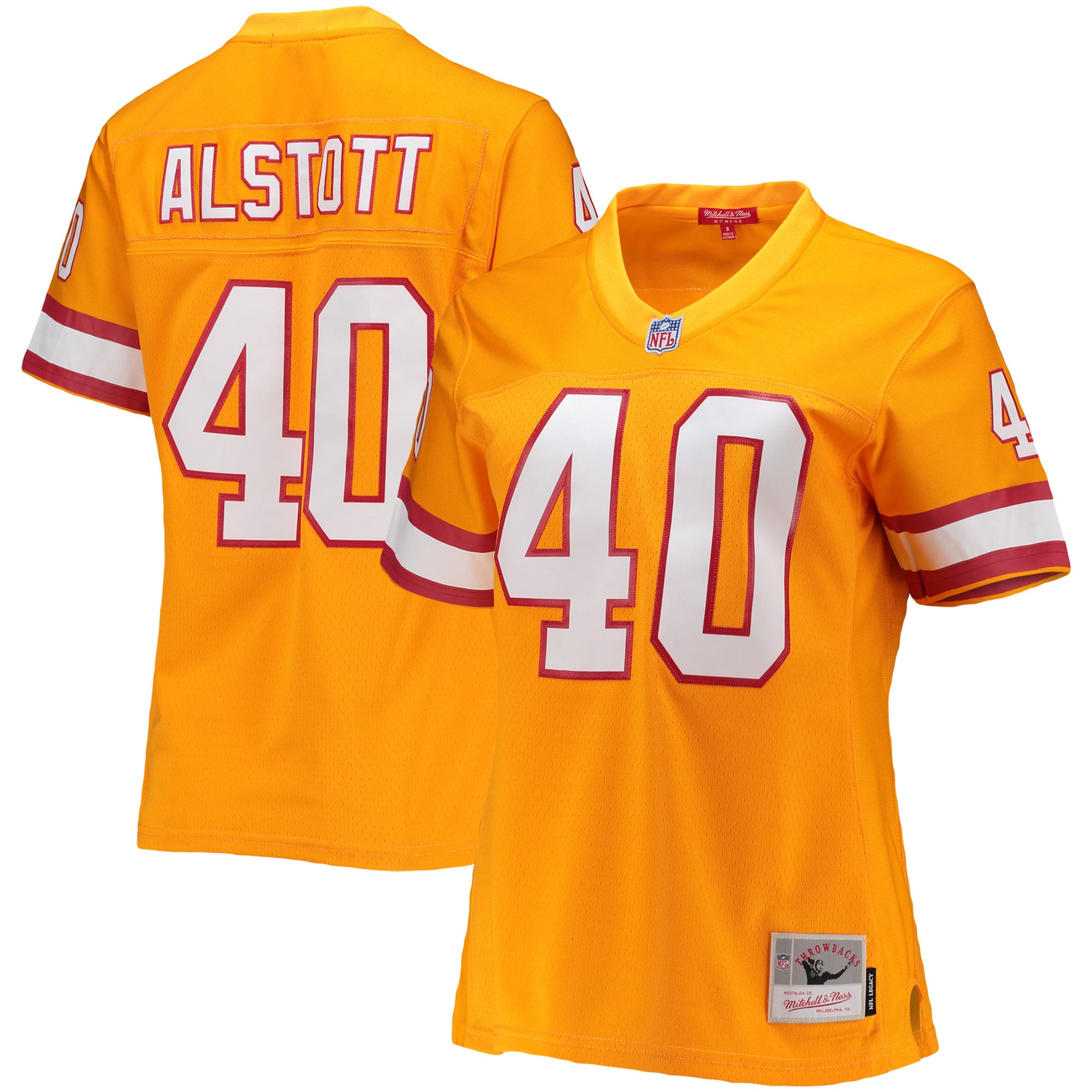 Mike Alstott Tampa Bay Buccaneers Women's Legacy Player Jersey - Orange - Image 2