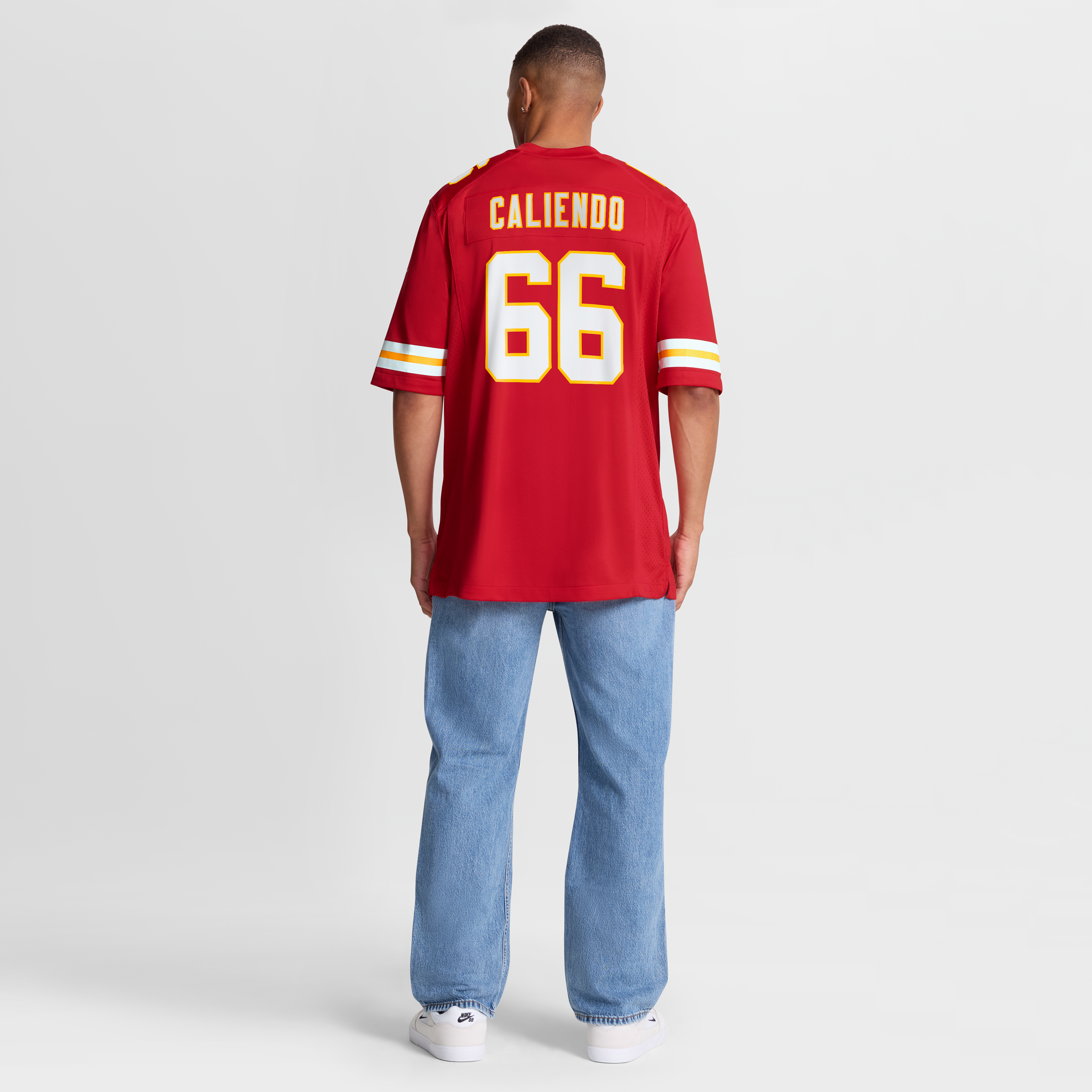 Mike Caliendo Kansas City Chiefs Game Player Jersey - Red - Image 9