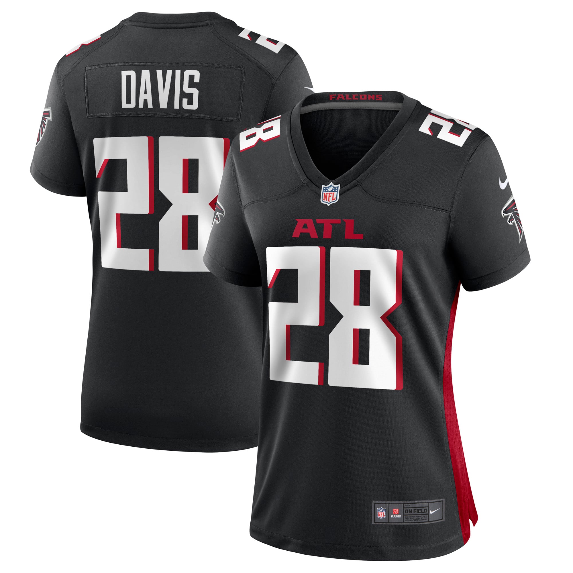 Mike Davis Atlanta Falcons Women's Game Player Jersey - Black - Image 2