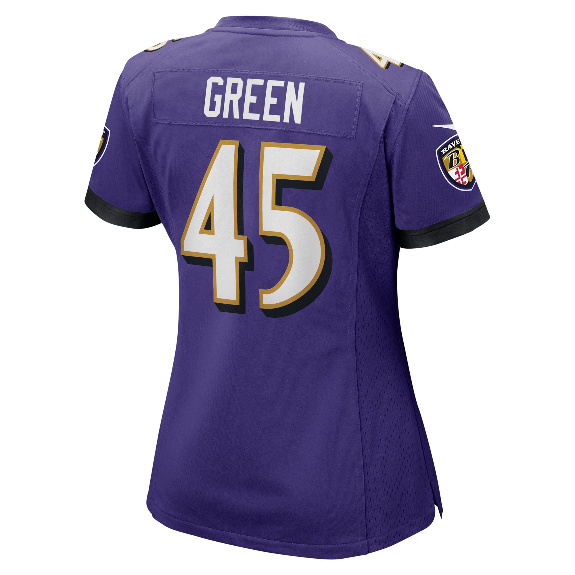 Mike Green Baltimore Ravens Women's Team Game Jersey - Purple - Image 4