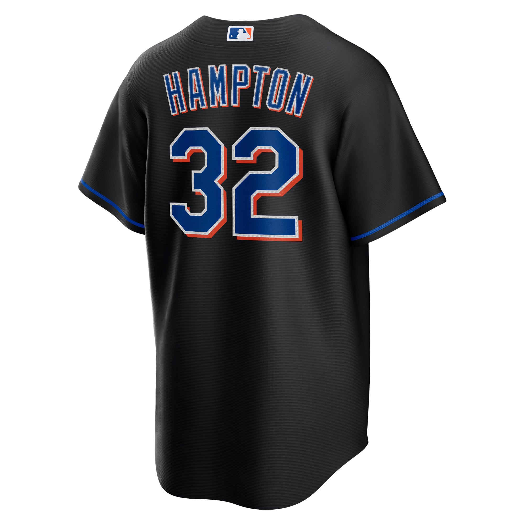 Mike Hampton New York Mets 2022 Alternate Player Jersey - Black - Image 4