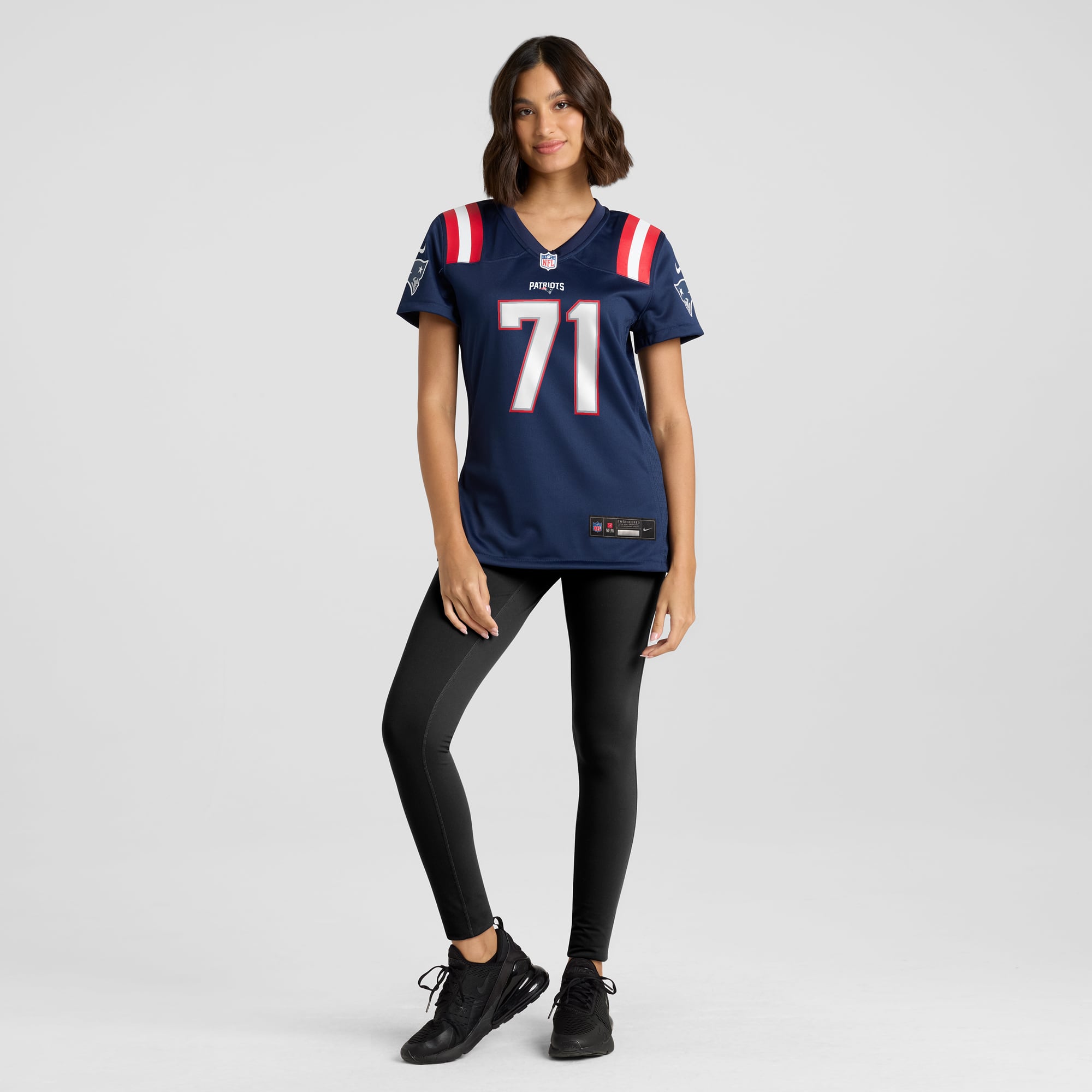 Mike Onwenu New England Patriots Women's Game Jersey - Navy - Image 5