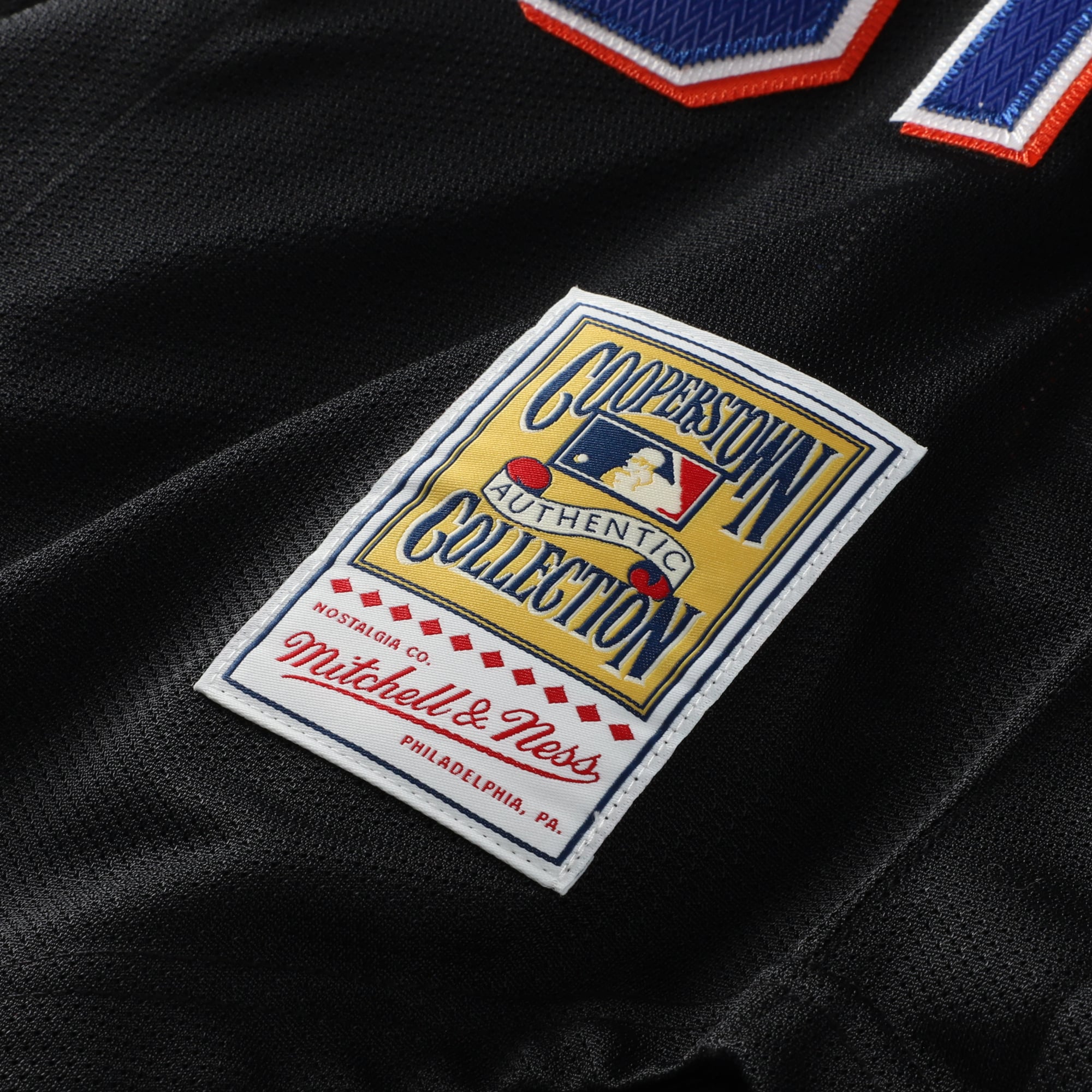 Mike Piazza New York Mets Cooperstown Collection 2000 Batting Practice Jersey - Black - Image 9