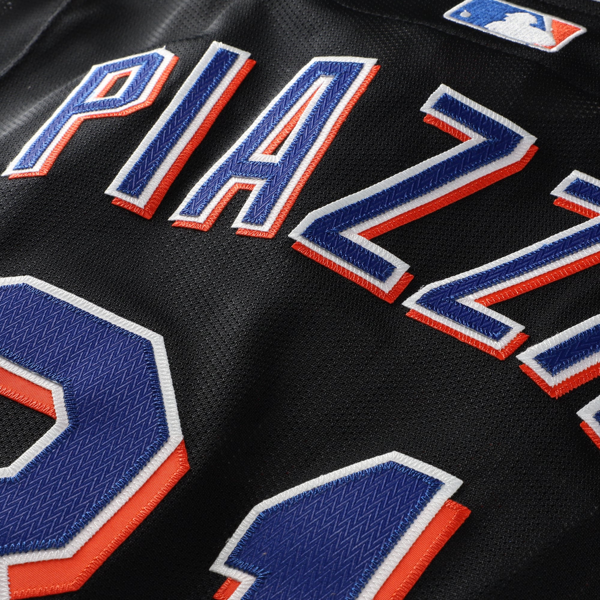 Mike Piazza New York Mets Cooperstown Collection 2000 Batting Practice Jersey - Black - Image 6