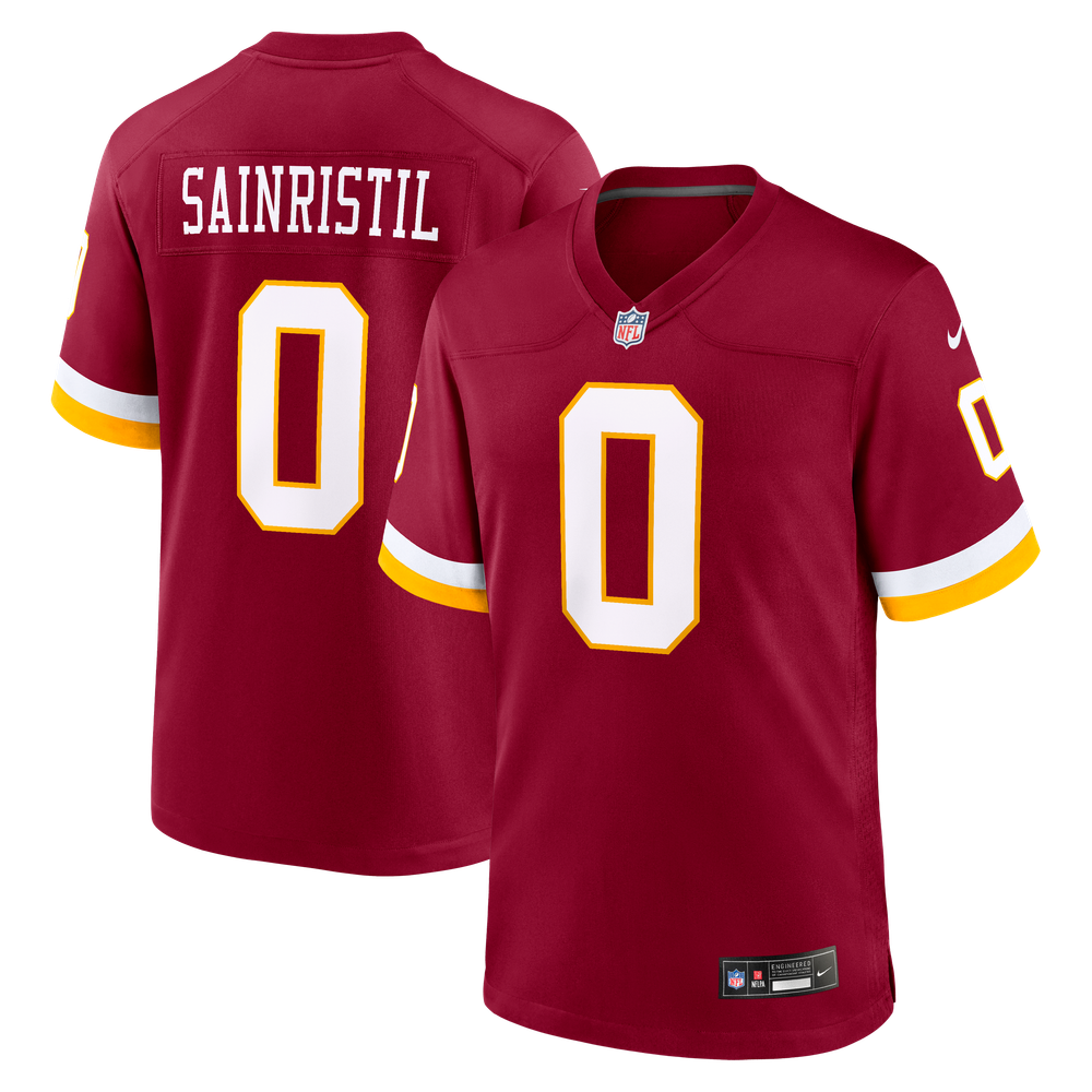 Mike Sainristil Washington Commanders Game Super Bowl Era Jersey - Burgundy