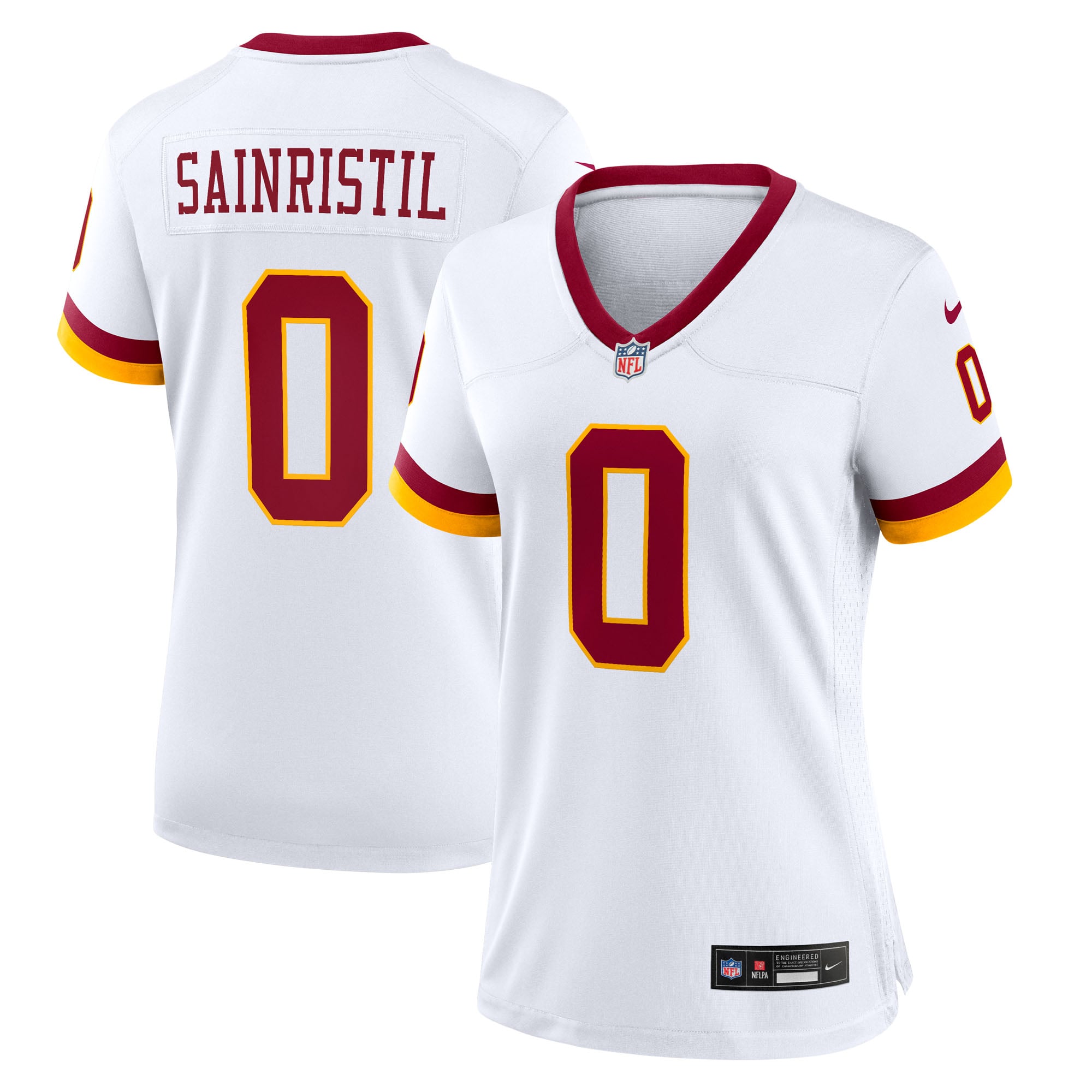 Mike Sainristil Washington Commanders Women's Game Super Bowl Era Jersey - White