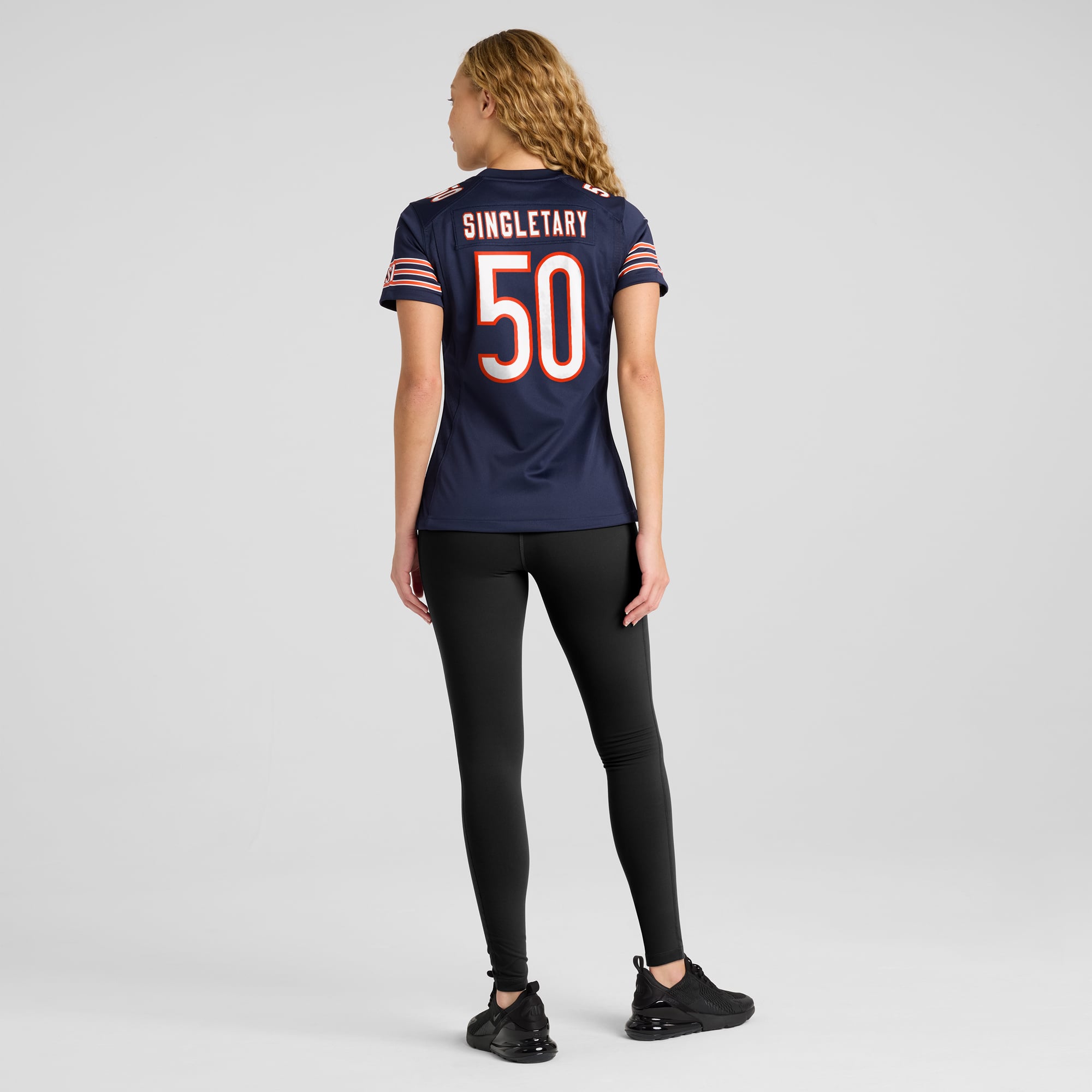 Mike Singletary Chicago Bears Women's Game Retired Player Jersey - Navy - Image 6