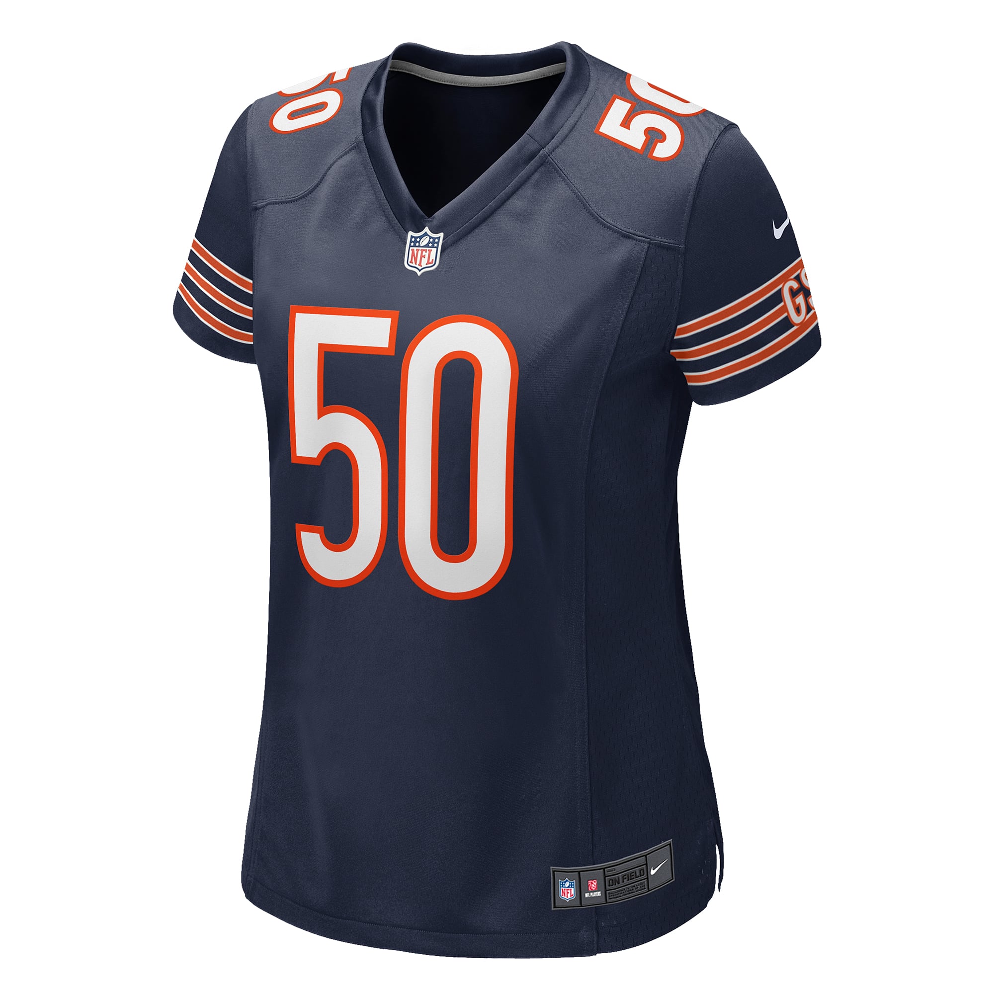 Mike Singletary Chicago Bears Women's Game Retired Player Jersey - Navy - Image 3