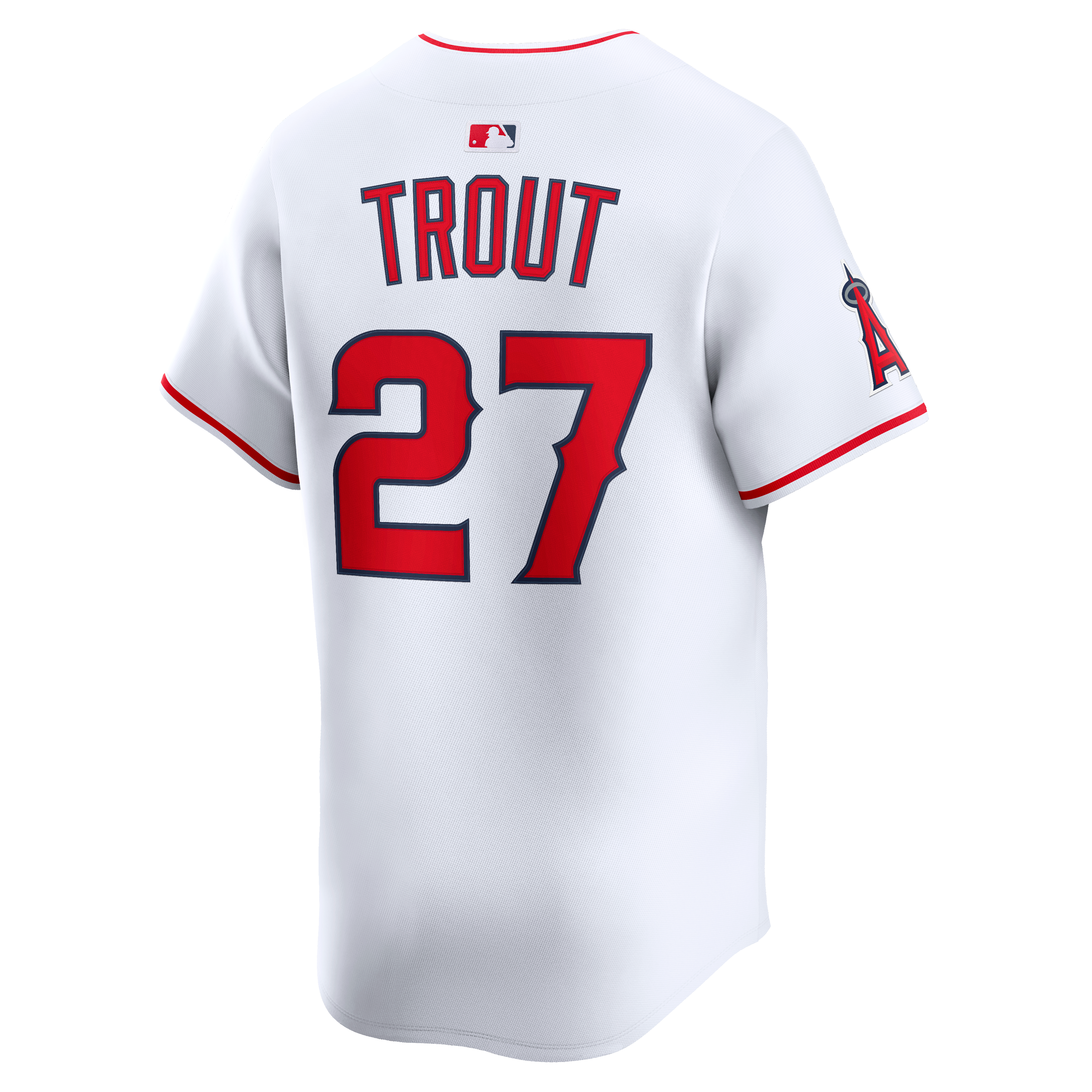 Mike Trout Los Angeles Angels Alternate Limited Player Jersey - White - Image 9