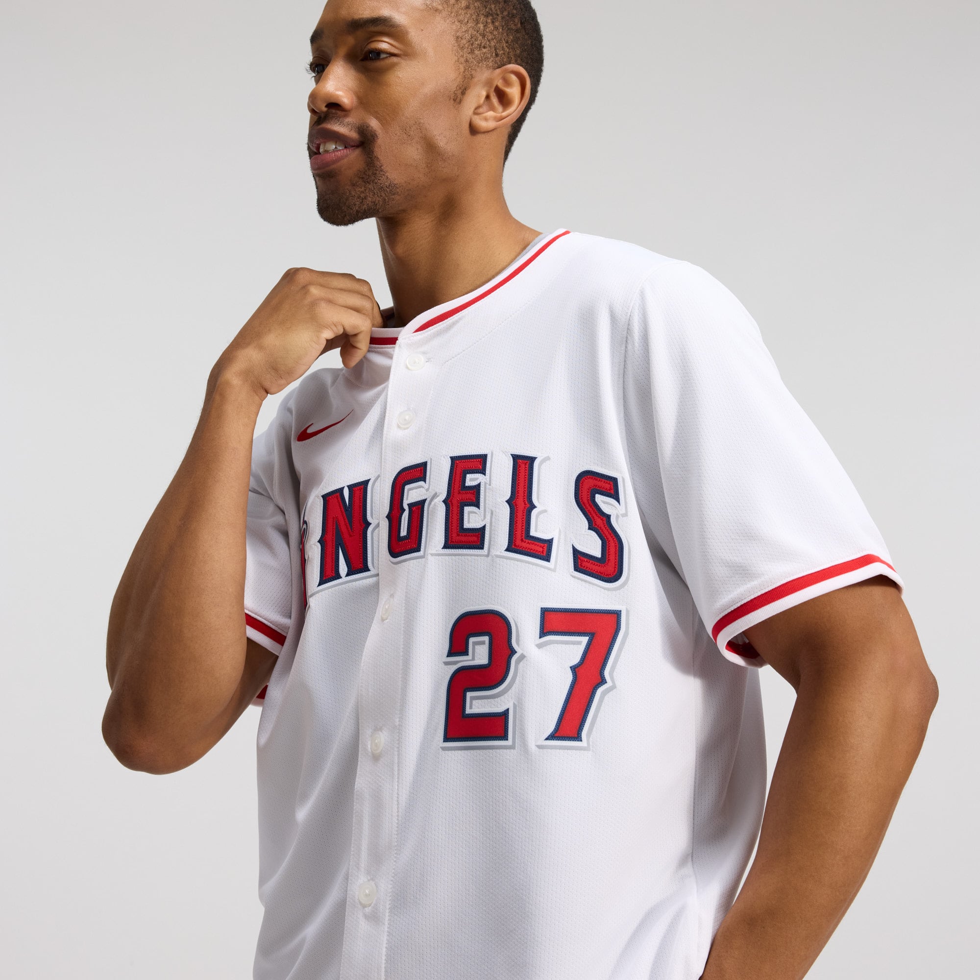 Mike Trout Los Angeles Angels Alternate Limited Player Jersey - White - Image 12