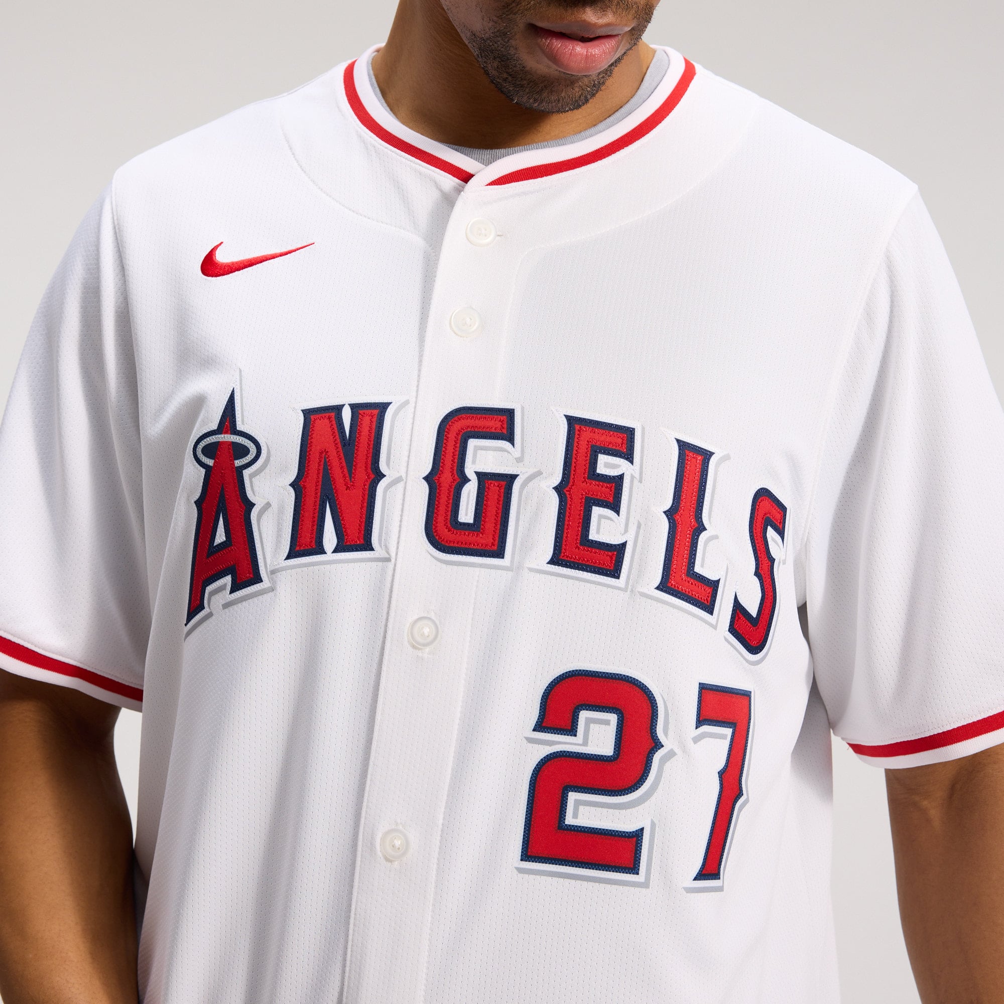 Mike Trout Los Angeles Angels Alternate Limited Player Jersey - White - Image 11