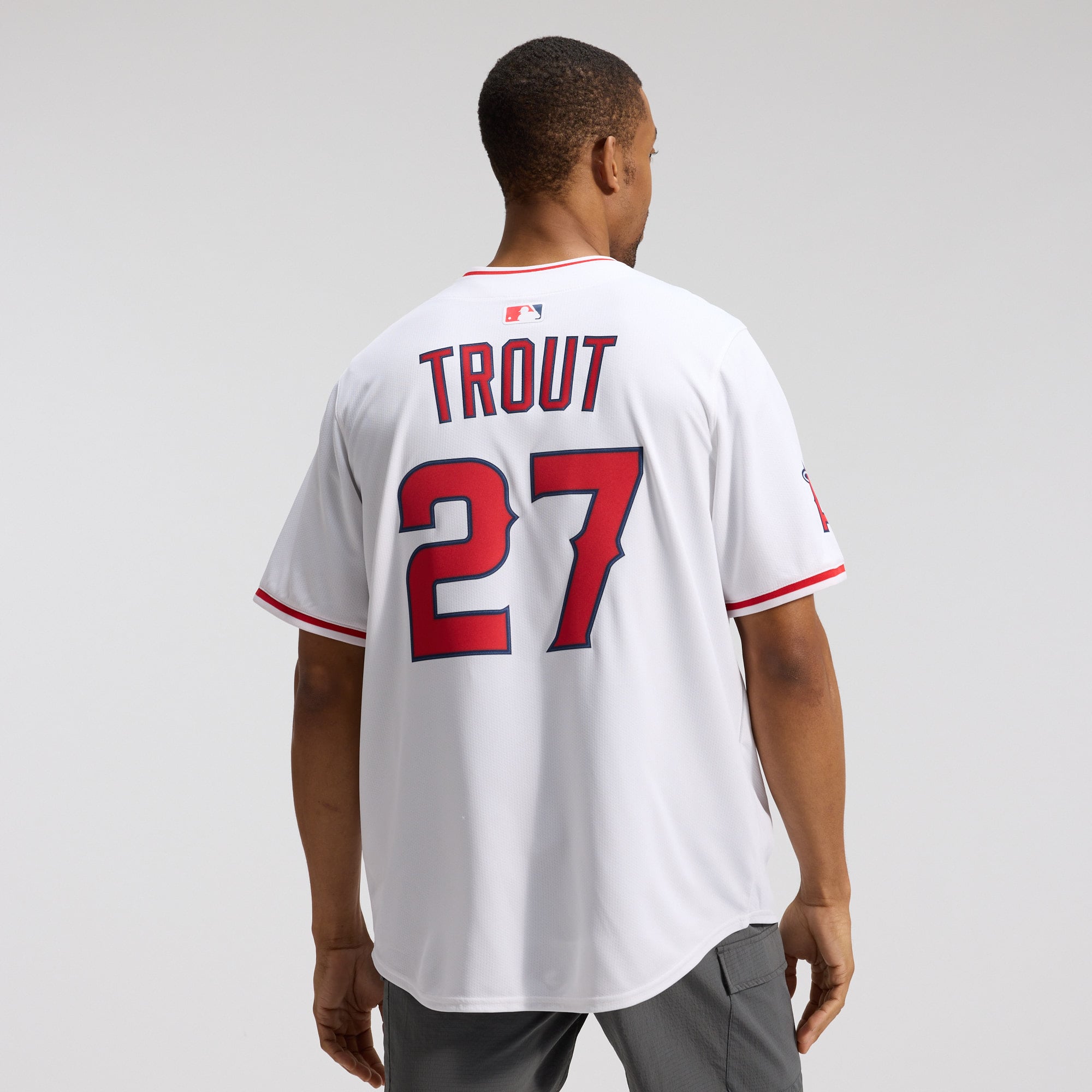 Mike Trout Los Angeles Angels Alternate Limited Player Jersey - White - Image 5