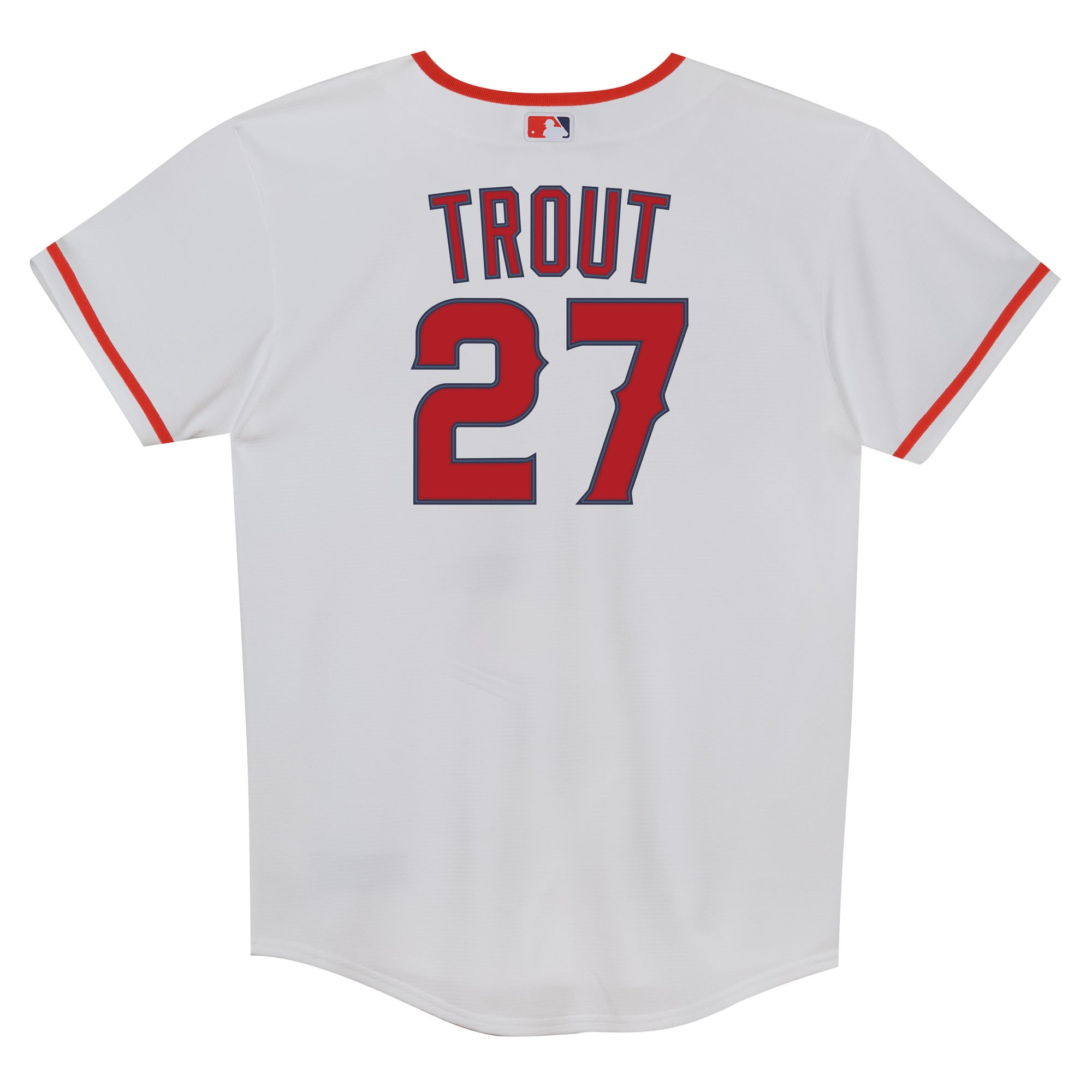 Mike Trout Los Angeles Angels Preschool Home Player Jersey - White - Image 4
