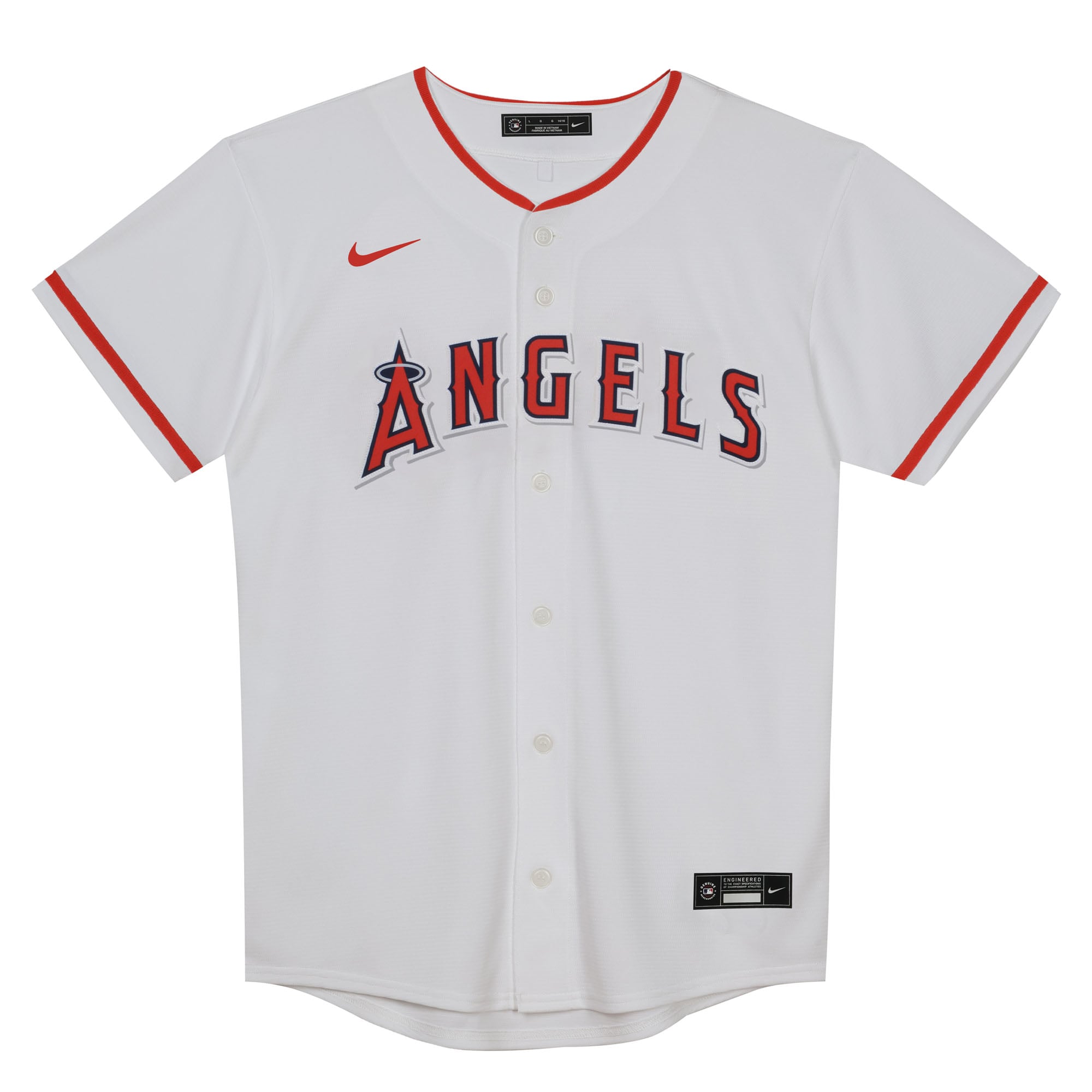 Mike Trout Los Angeles Angels Preschool Home Player Jersey - White - Image 3