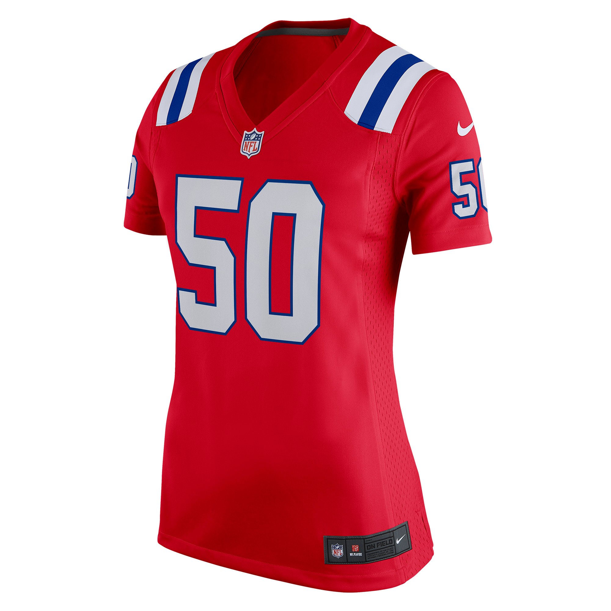 Mike Vrabel New England Patriots Women's Retired Game Jersey - Red - Image 3