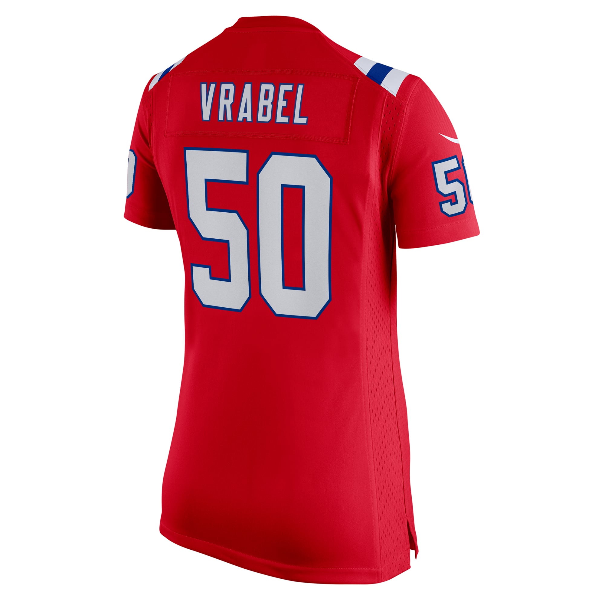 Mike Vrabel New England Patriots Women's Retired Game Jersey - Red - Image 4
