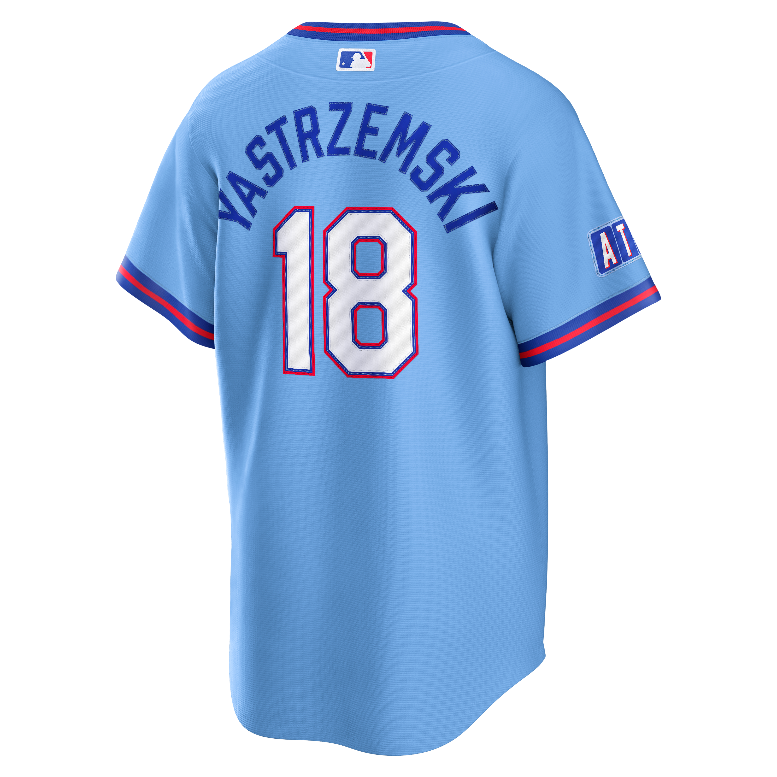 Mike Yastrzemski Atlanta Braves 2026 City Connect Stadium Jersey - Powder Blue - Image 4