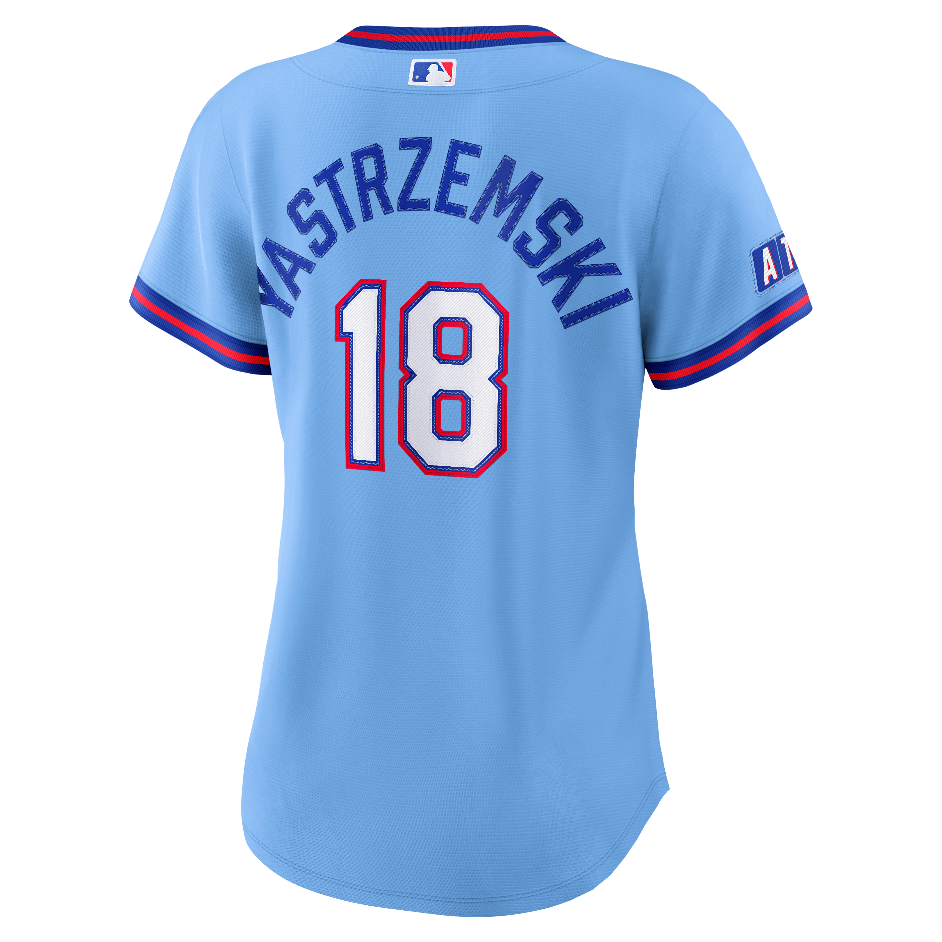 Mike Yastrzemski Atlanta Braves Women's 2026 City Connect Stadium Jersey - Powder Blue - Image 4