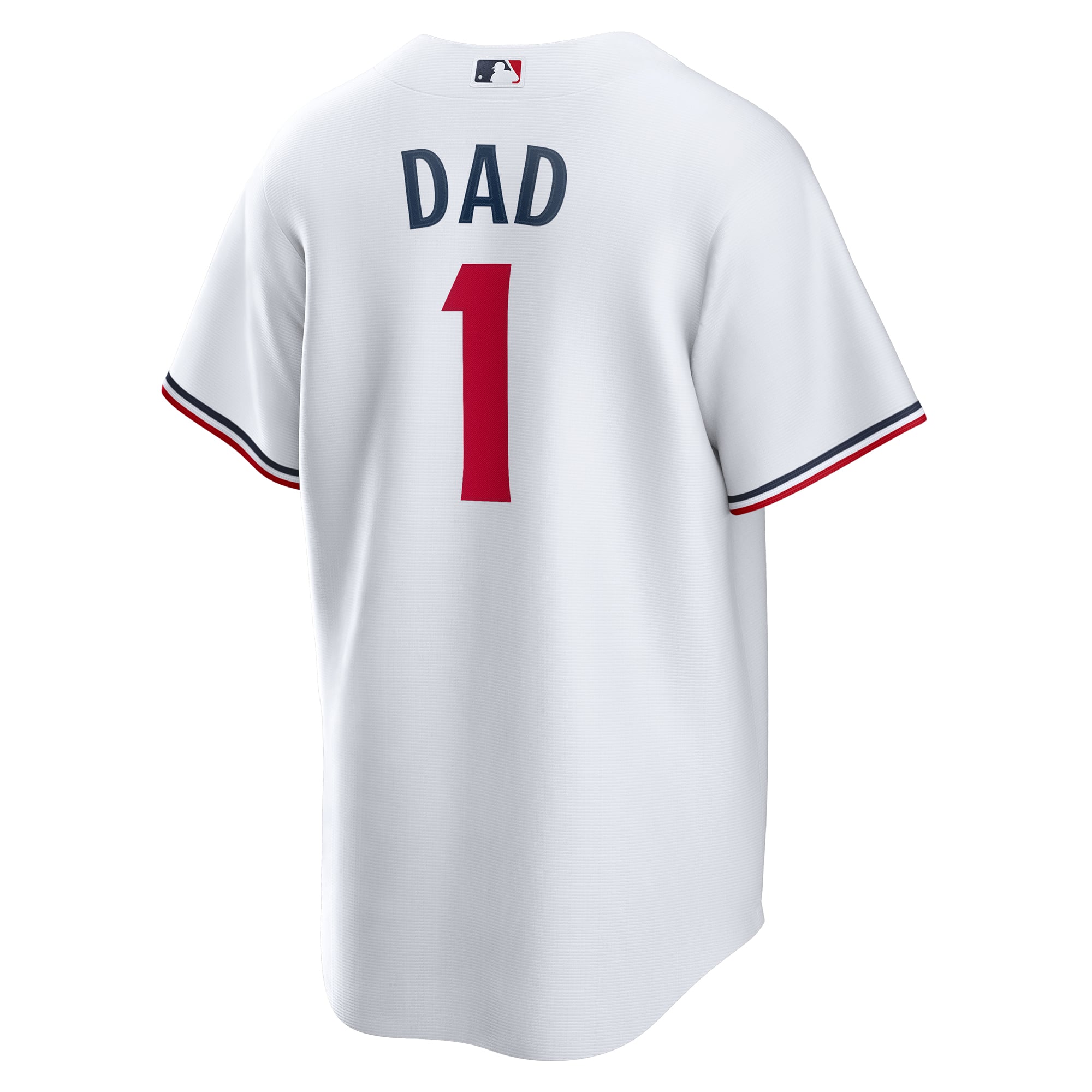 Minnesota Twins #1 Dad Home Jersey - White - Image 4