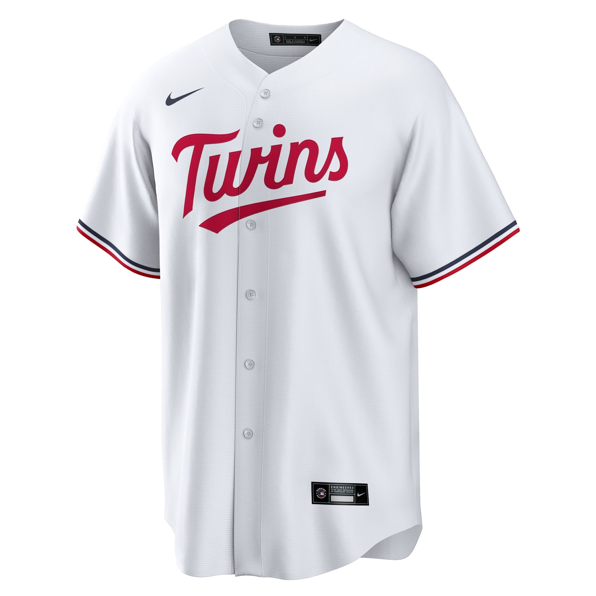 Minnesota Twins #1 Dad Home Jersey - White - Image 3