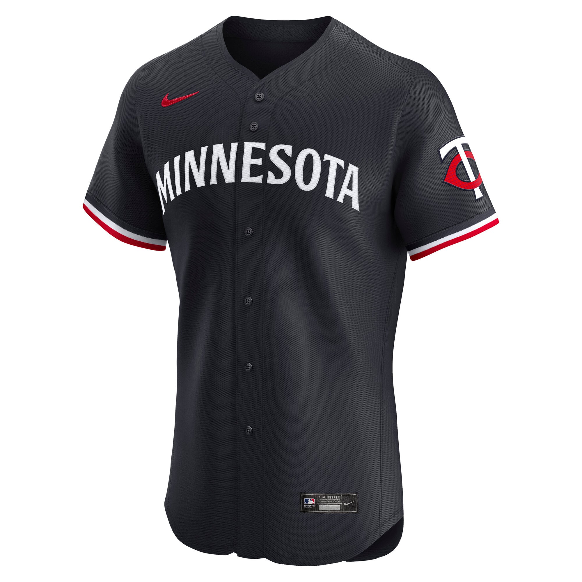 Minnesota Twins Alternate 2 Elite Jersey - Navy - Image 3