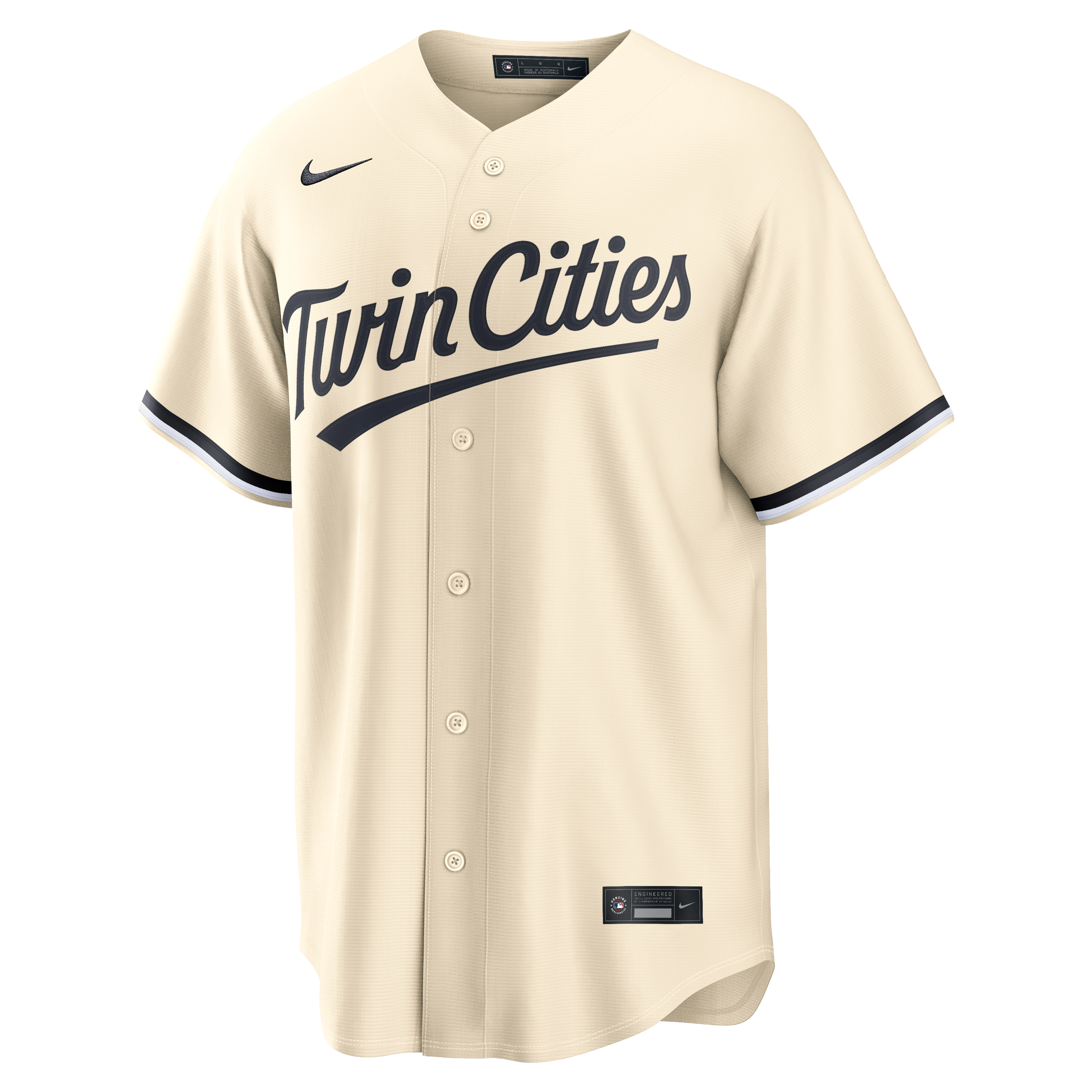 Minnesota Twins Alternate Jersey - Cream - Image 3