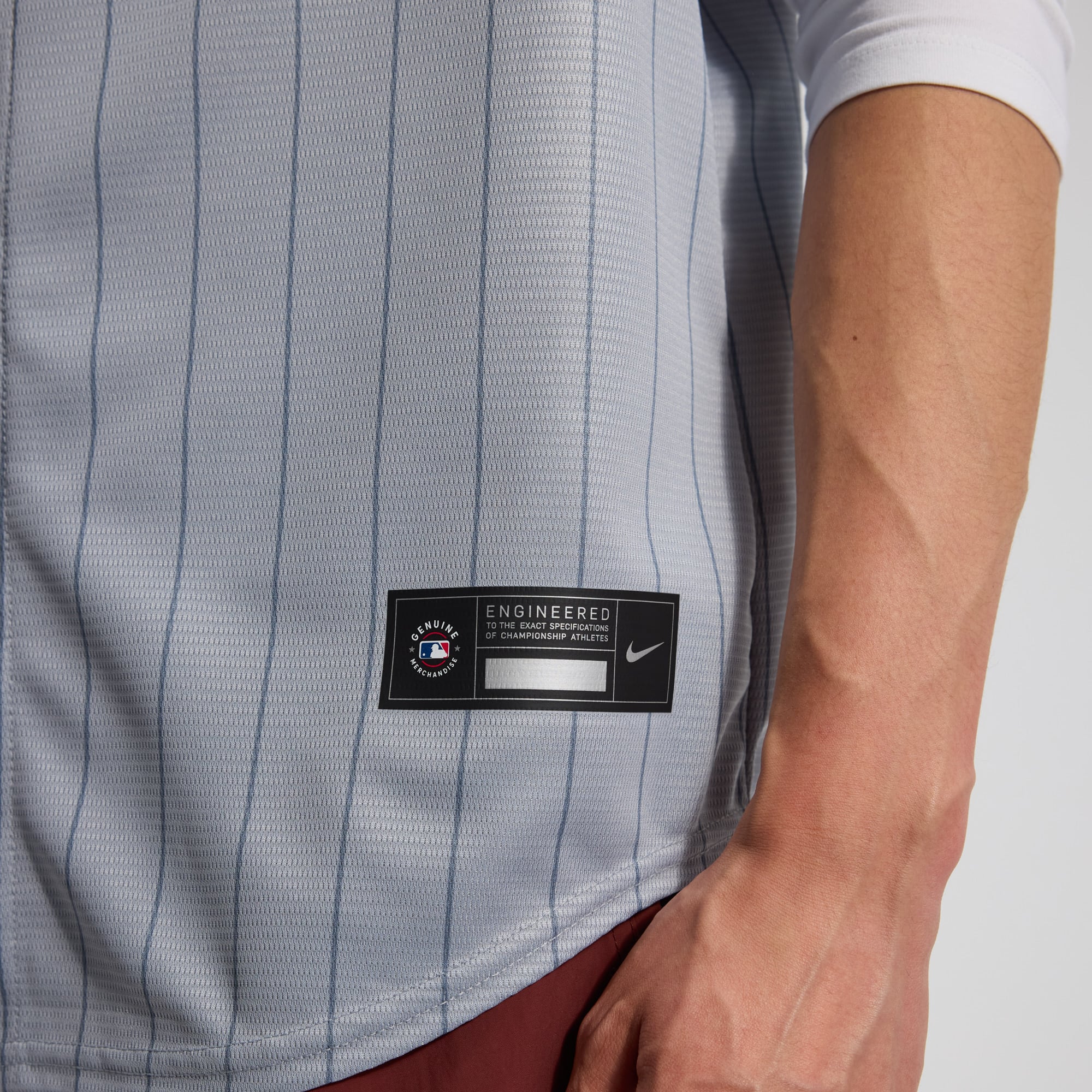 Minnesota Twins Alternate Team Logo Jersey - Gray - Image 6