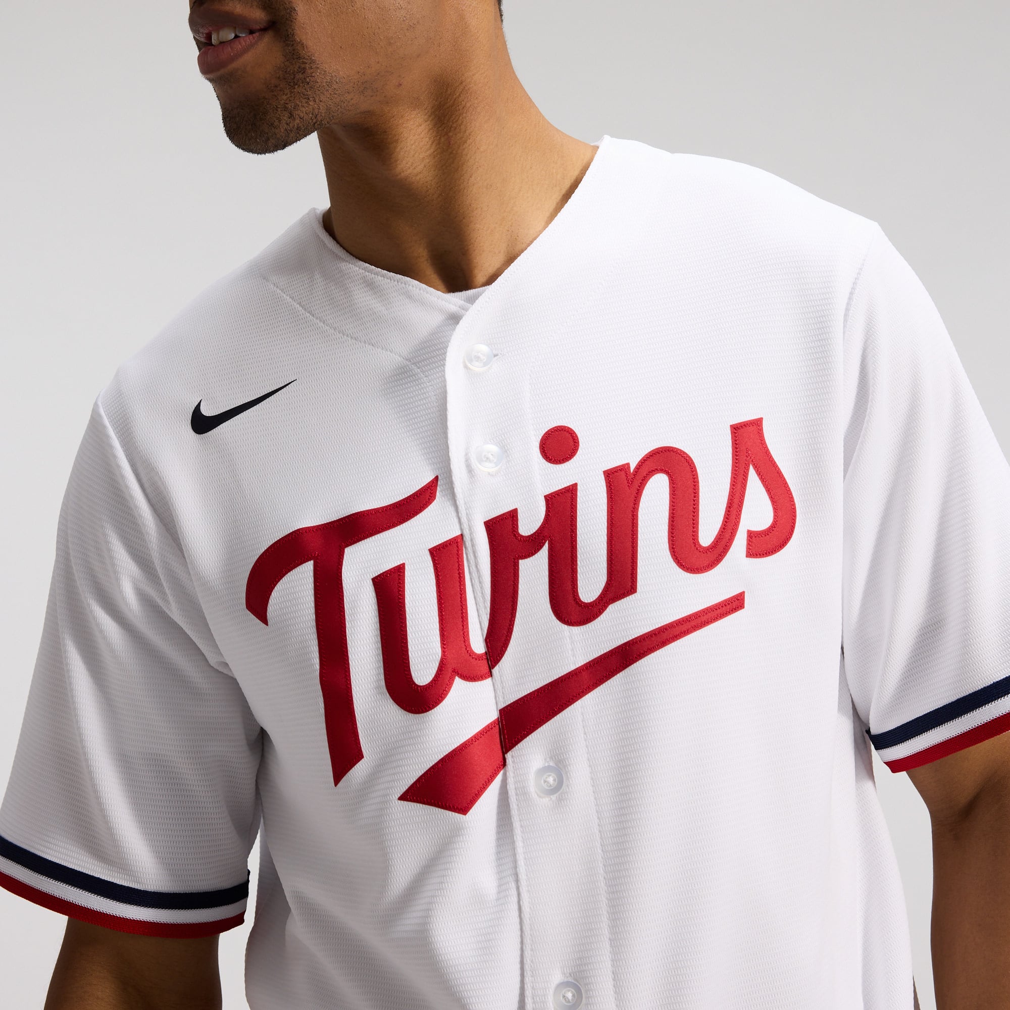 Minnesota Twins Alternate Team Logo Jersey - White - Image 7