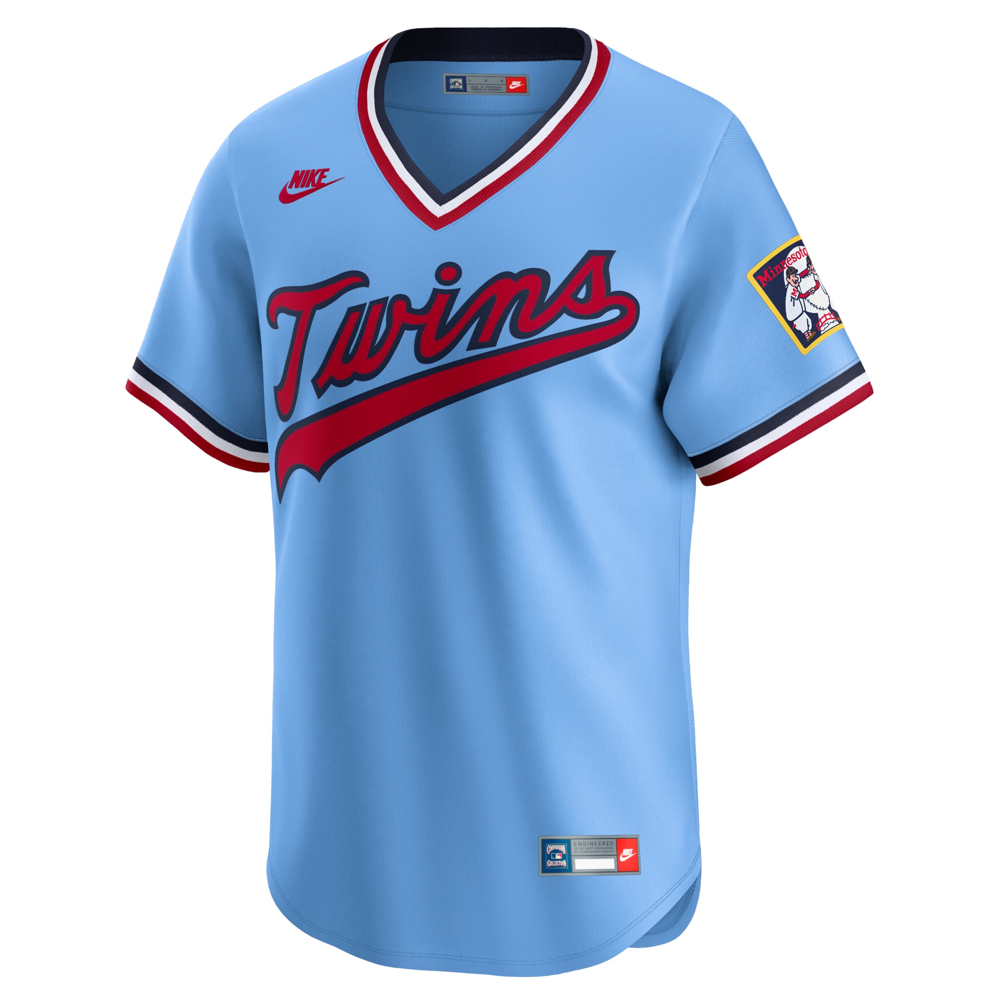 Minnesota Twins Cooperstown Collection Limited Jersey - Light Blue - Image 3