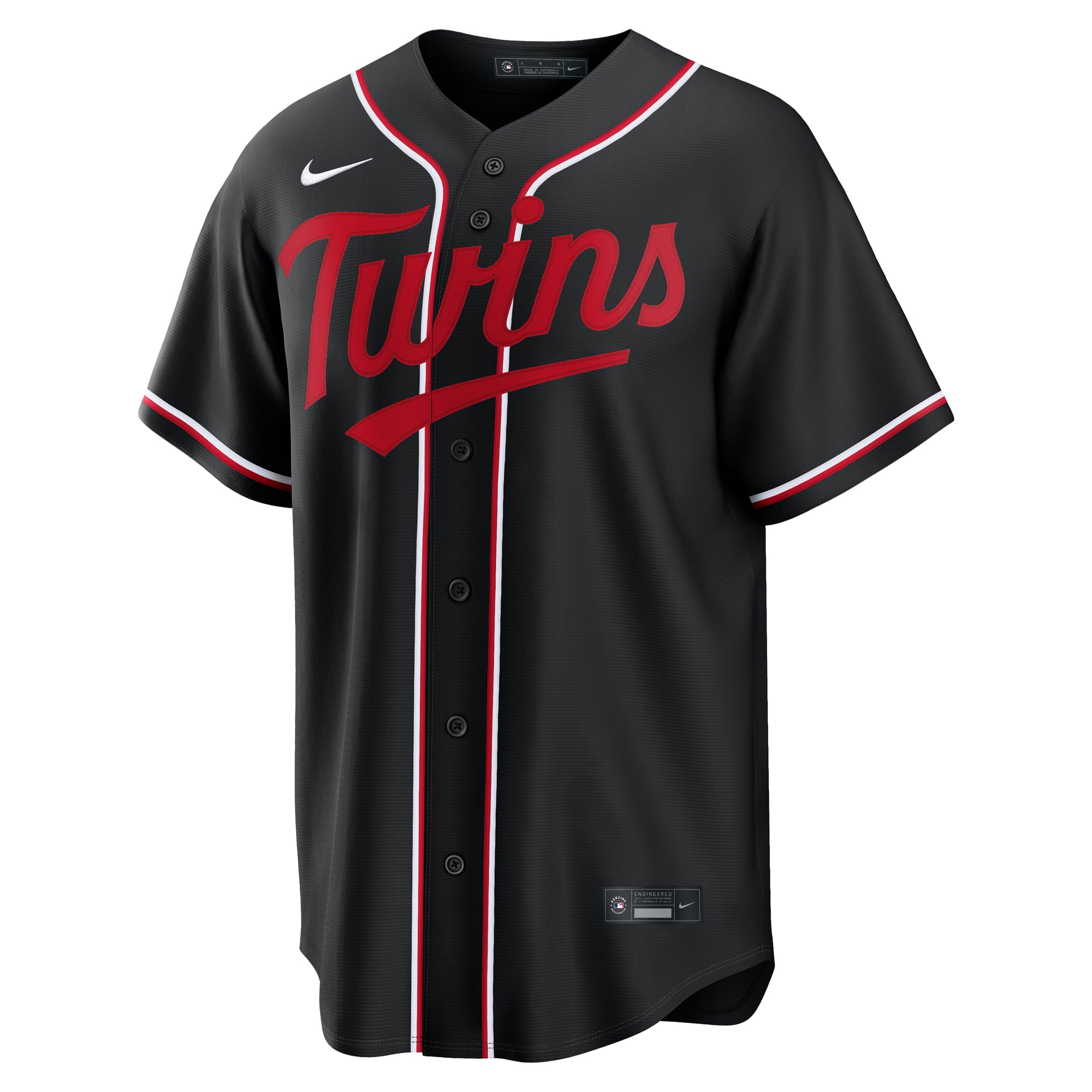 Minnesota Twins Fashion Black Out Jersey - Image 3