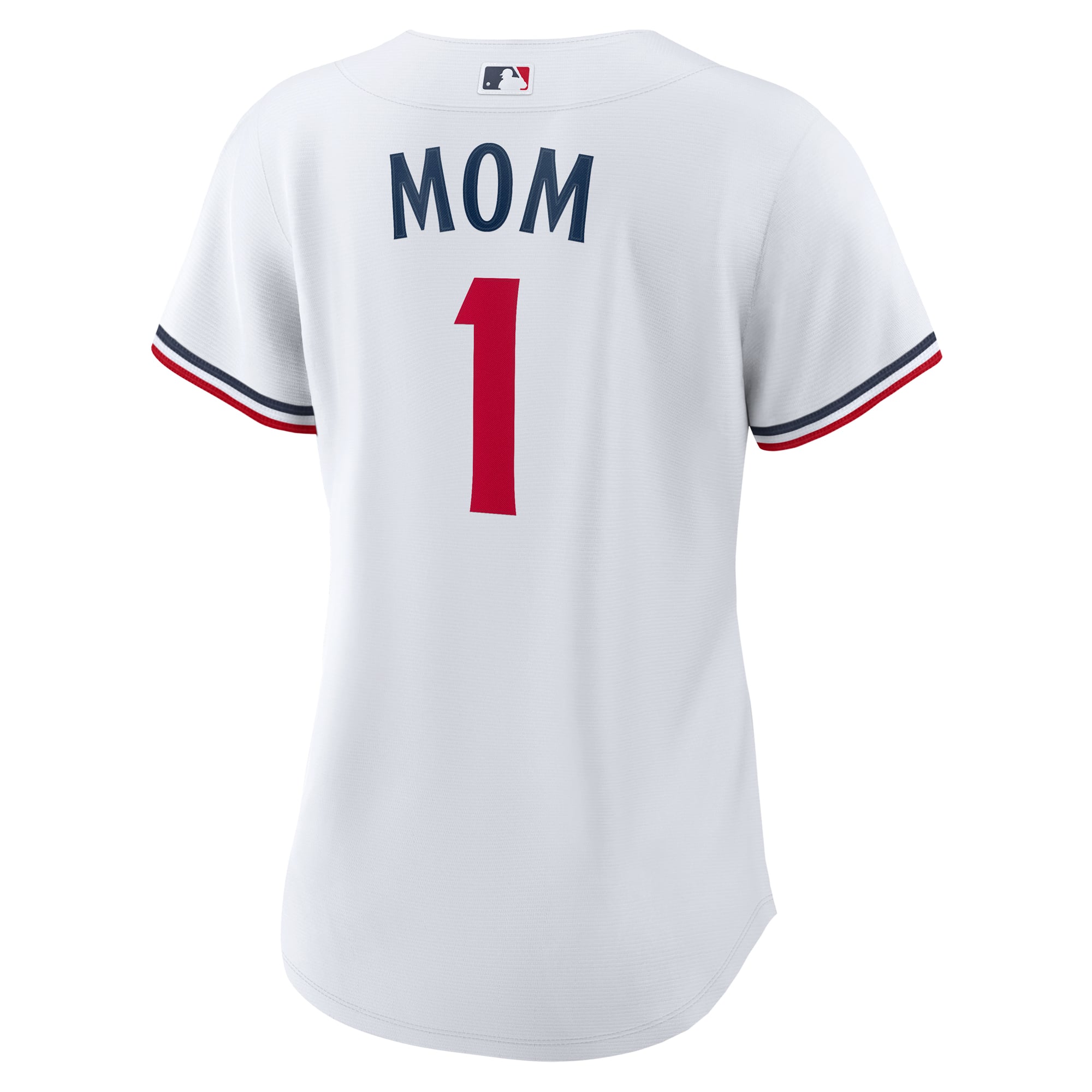 Minnesota Twins Women's #1 Mom Home Jersey - White - Image 4