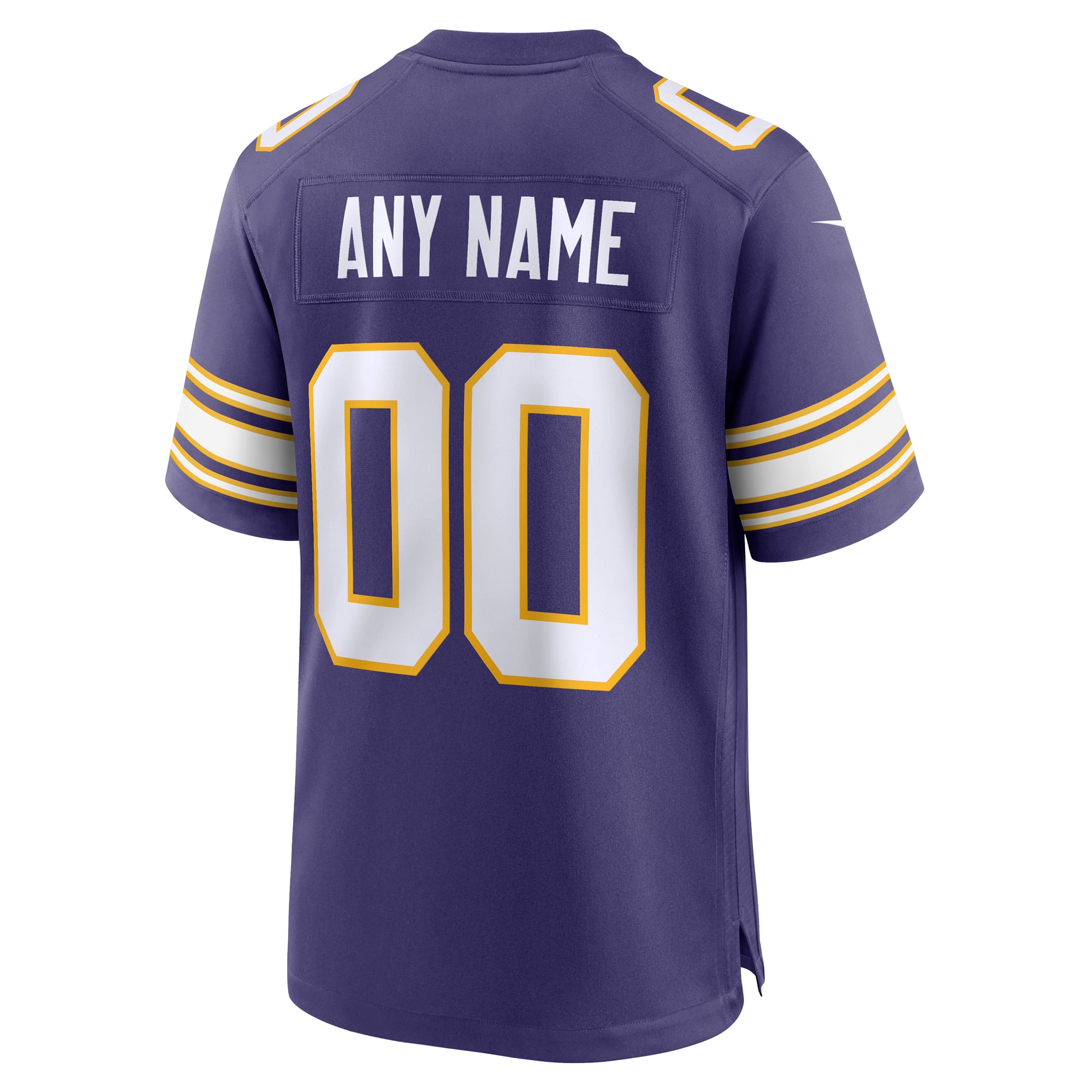 Minnesota Vikings Alternate Custom Game Jersey - Purple - Image 4