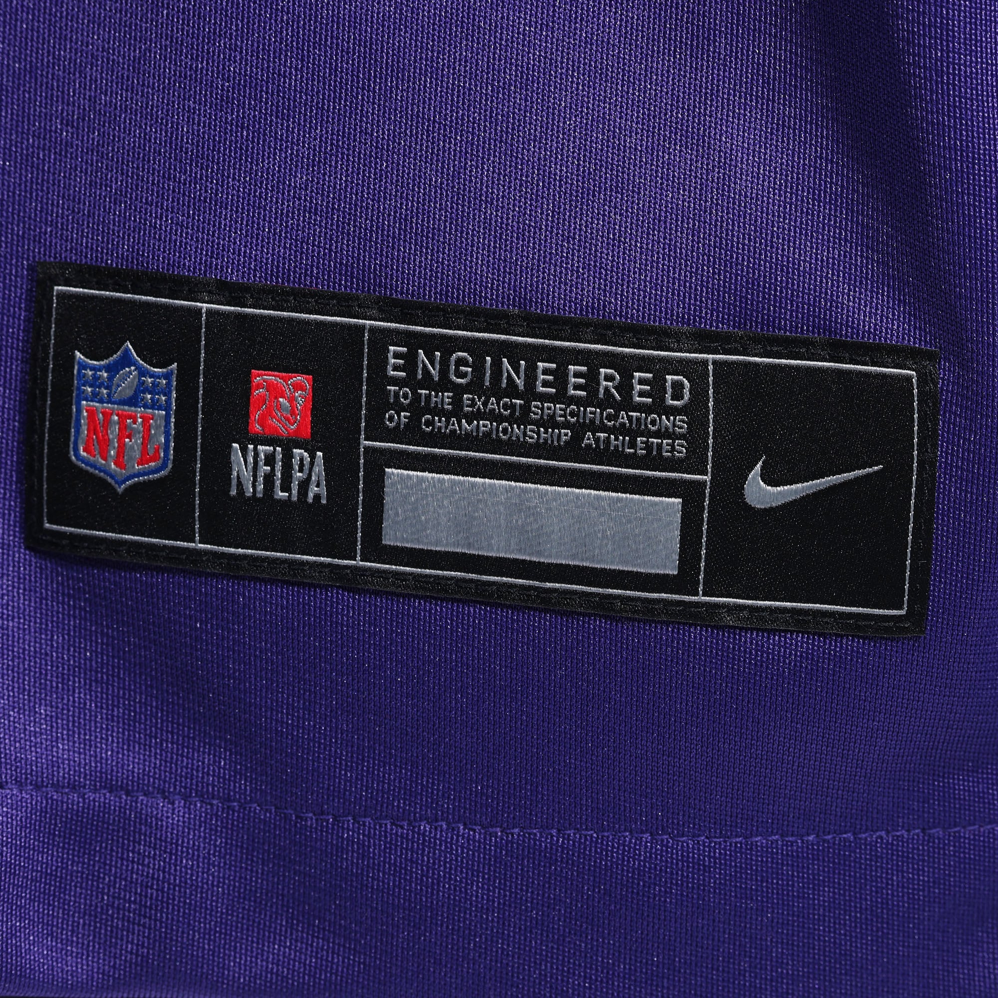 Minnesota Vikings Alternate Custom Game Jersey - Purple - Image 7
