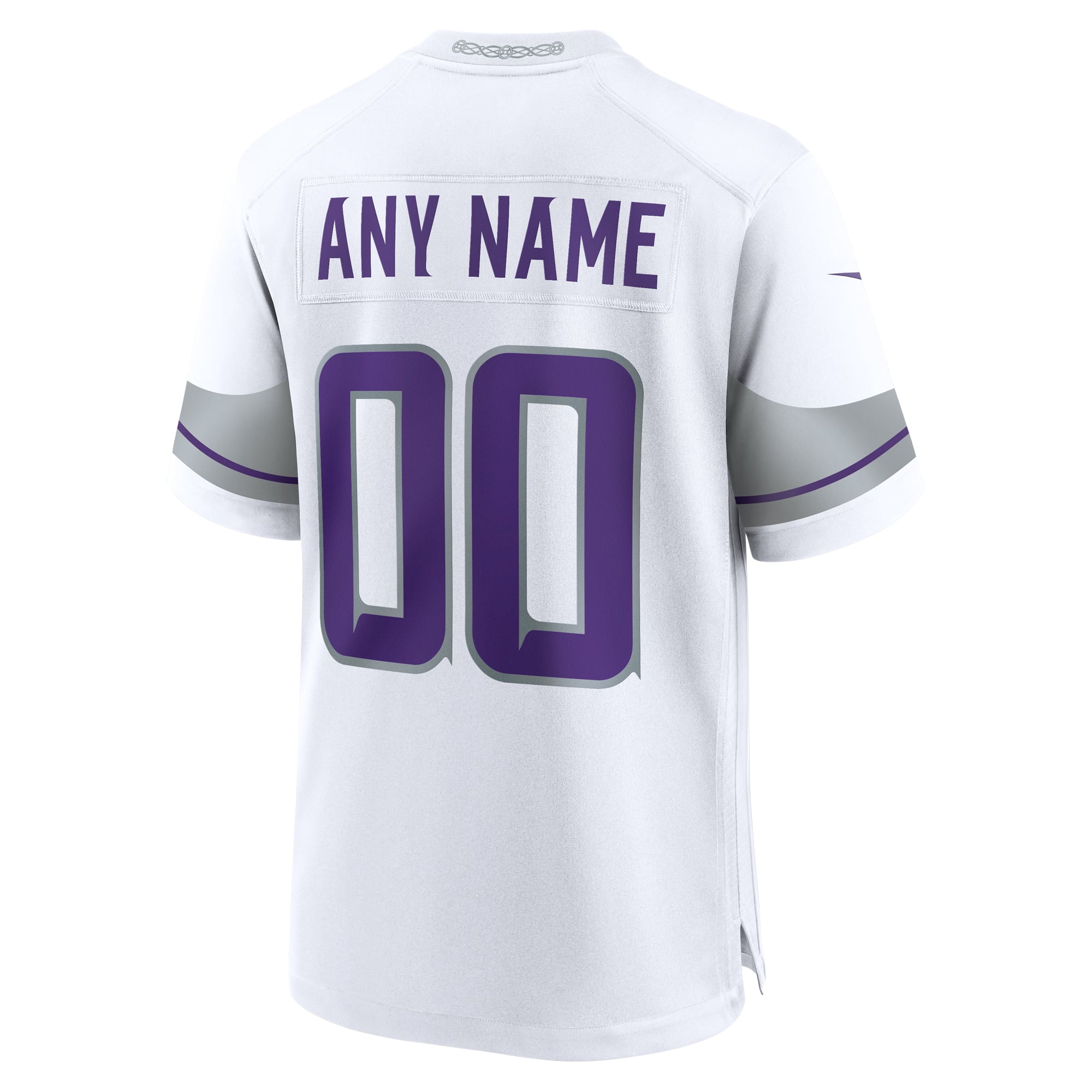 Minnesota Vikings Classic Custom Game Jersey - White - Image 4
